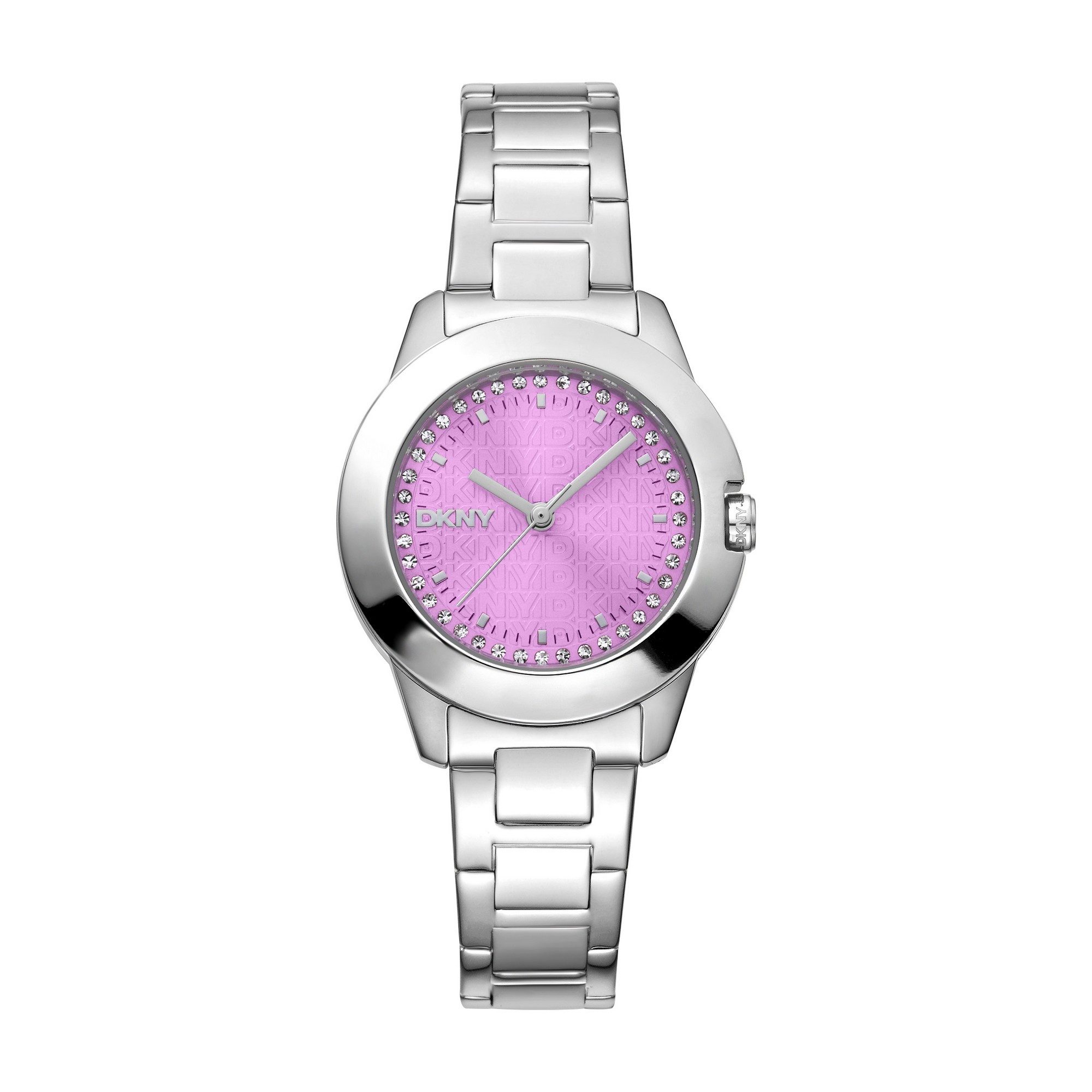 DKNY Quarzuhr Park Ave Logo Watch Set DK1L021M0045, (Set, 2-tlg., mit Armband), Armbanduhr, Damenuhr, Edelstahlarmband, Ideal auch als Geschenk