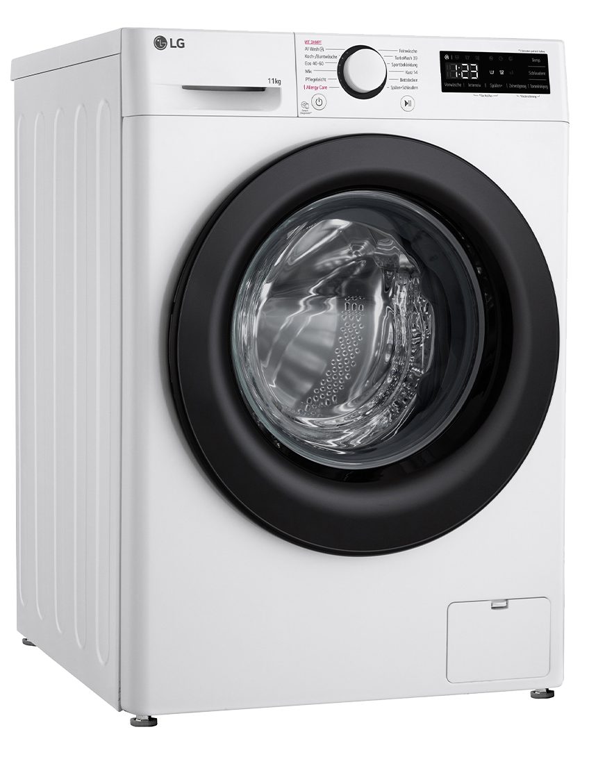 LG Waschmaschine F4WR4016, 11 kg, 1400 U/min, Wäsche nachlegen, Reversive Trommel, Dampf, Dreifach A: Klasse