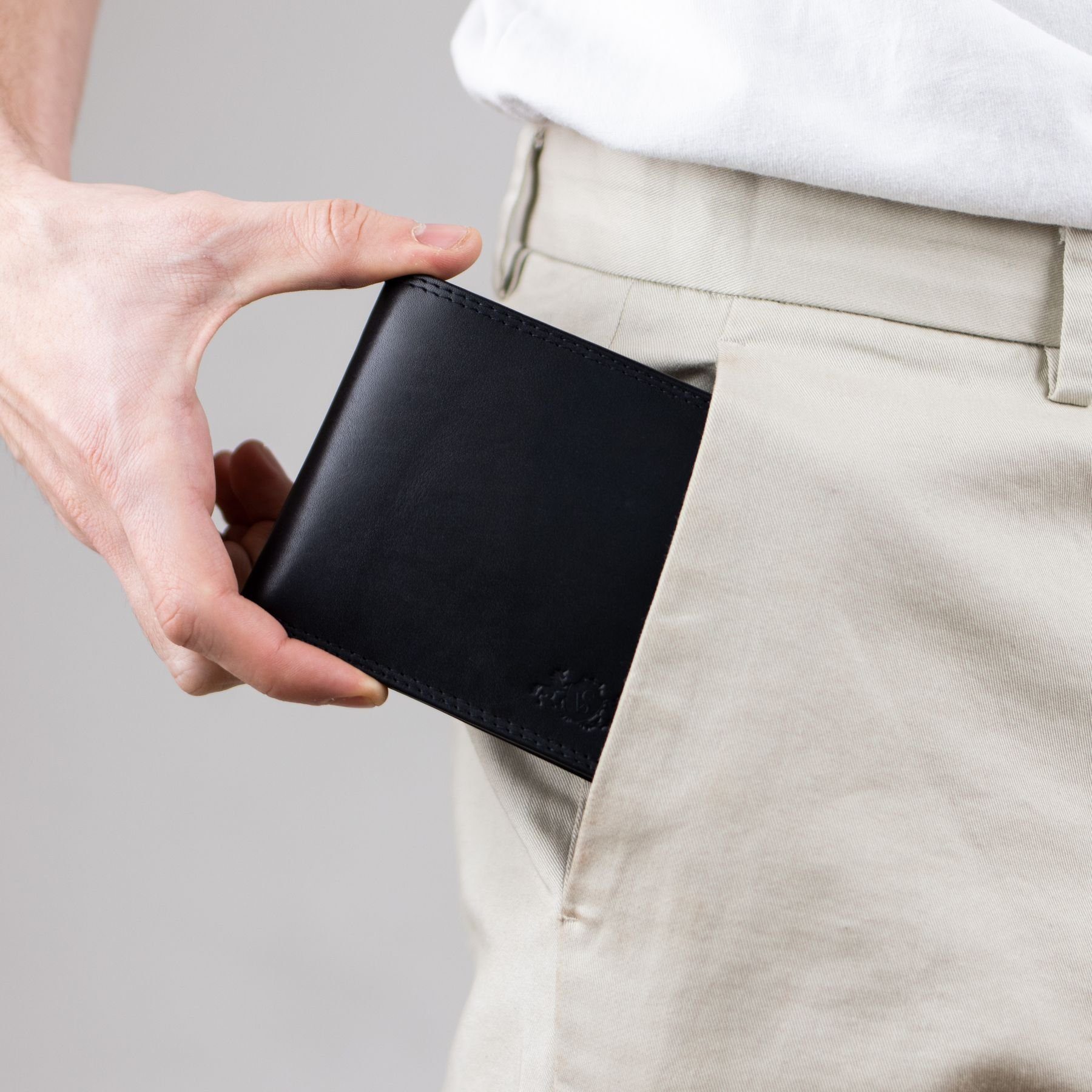 SID & VAIN Geldbörse echt Leder Geldbeutel handgefertigt Portemonnaie, Port günstig online kaufen