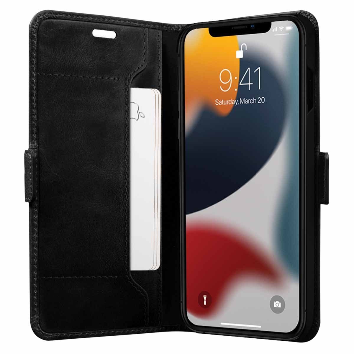 dbramante1928 Flip Case dbramante1928 Copenhagen Klapphülle Apple iPhone 13 - Schwarz