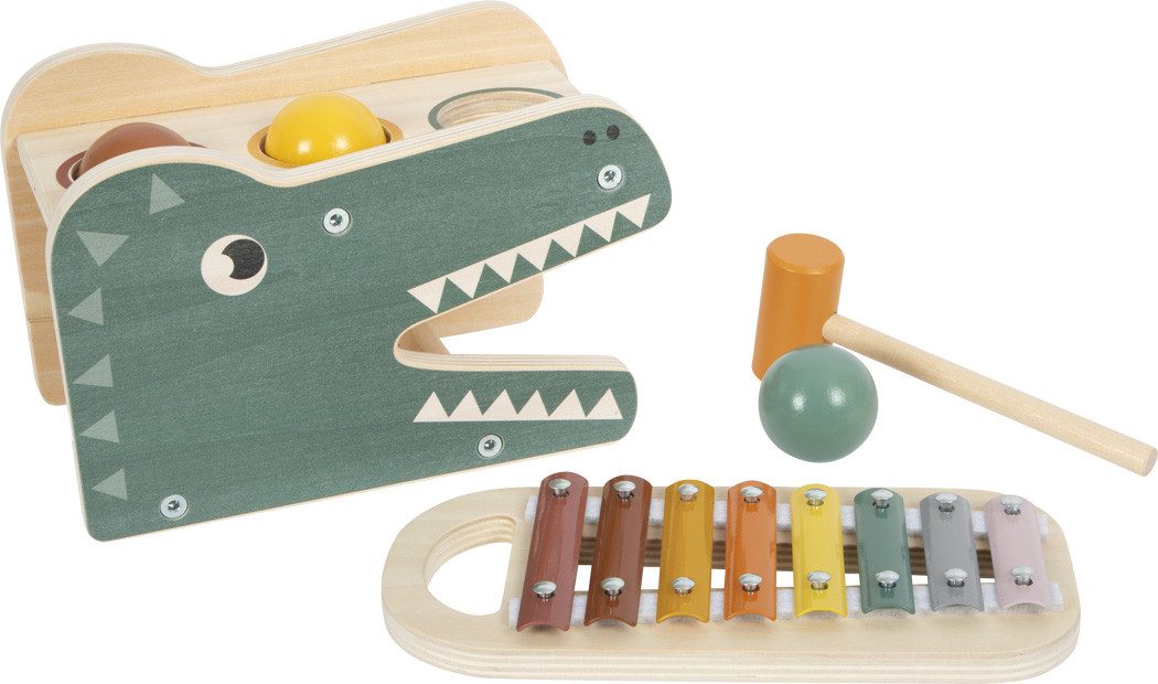 Spielzeug-Musikinstrument Klopfspiel mit Xylophon „Safari“