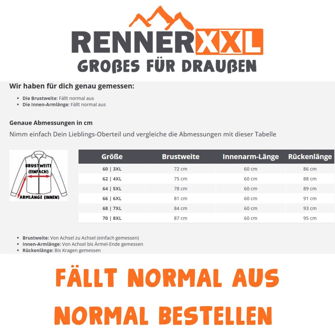 RennerXXL Regenjacke Fabian Camo - Leichte günstig online kaufen