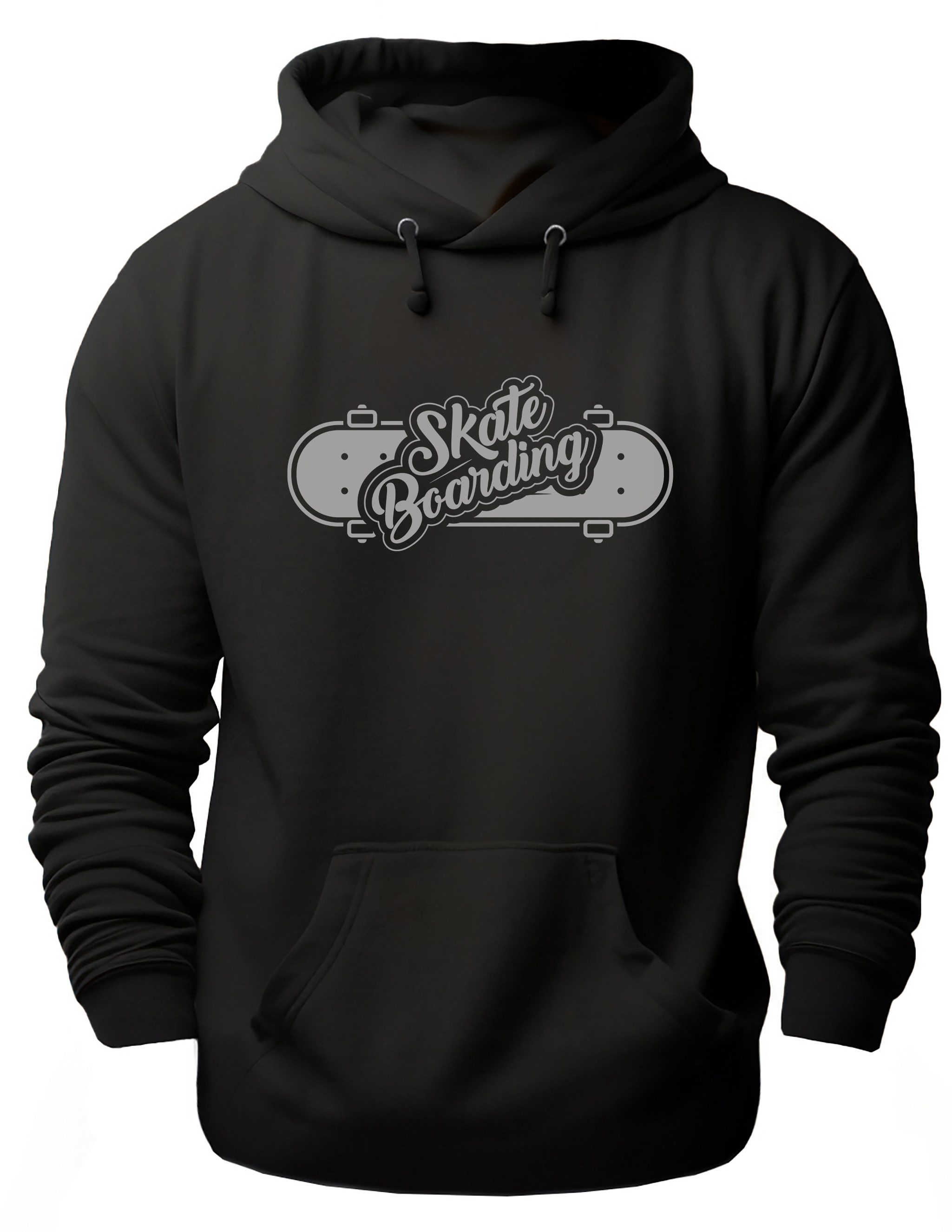 MyDesign24 Hoodie Herren und Damen - Skateboarding Skater Pulli i539