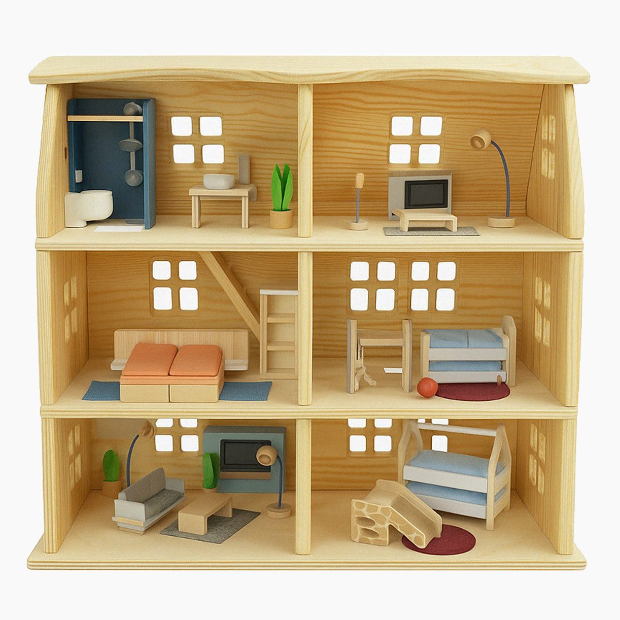 Small Foot Puppenhausmöbel Puppenhausmöbel Schlafzimmer (set-packung, 12tlg., packung), Inklusive Zubehör