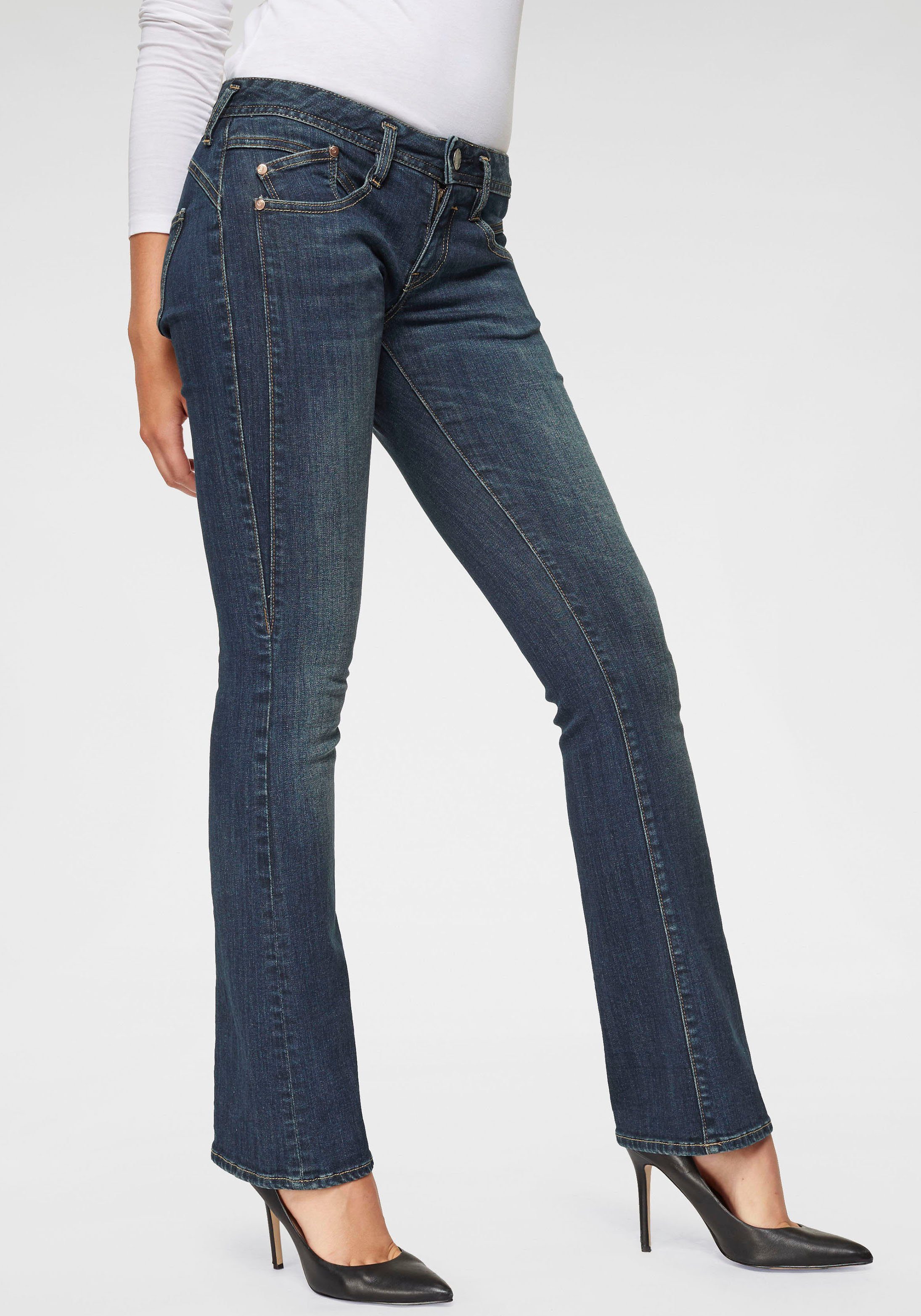 Herrlicher Bootcut-Jeans »GINA BOOTCUT POWERSTRETCH« mit seitlichem  Keileinsatz online kaufen | OTTO