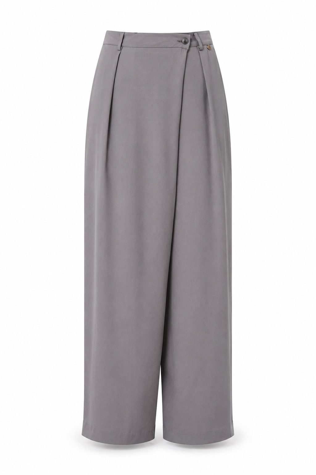 Liu Jo Stoffhose - Asymmetrische Wide-Leg Hose aus Lyocell - Damen Asymmetrische Wide-Leg Hose aus 100% Lyocell