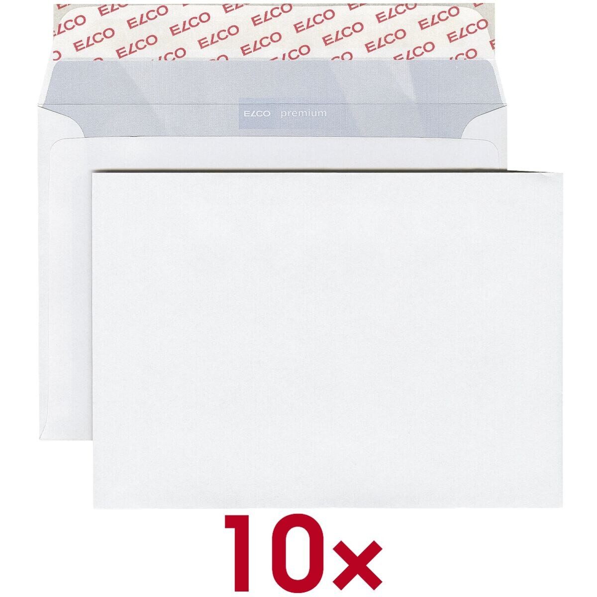 ELCO Briefumschlag Office, C4, ohne Fenster, Haftklebung