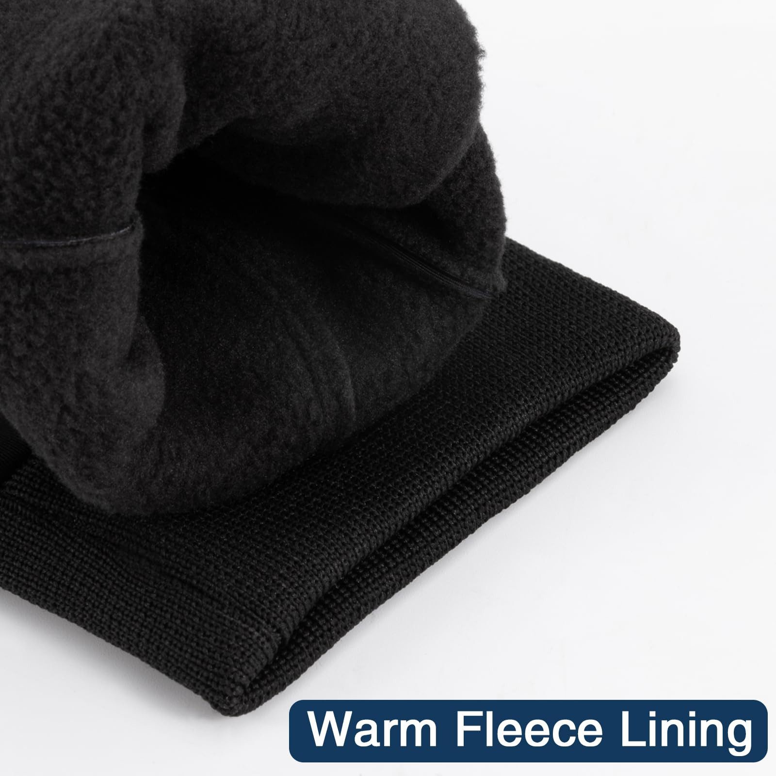 Bextsrack Fleecehandschuhe Herren Damen Winter Outdoor Touchscreen Handschuhe Fahrradhandschuhe Wasserdicht Winterhandschuhe Thermo Winddicht Ski Sporthandschuhe