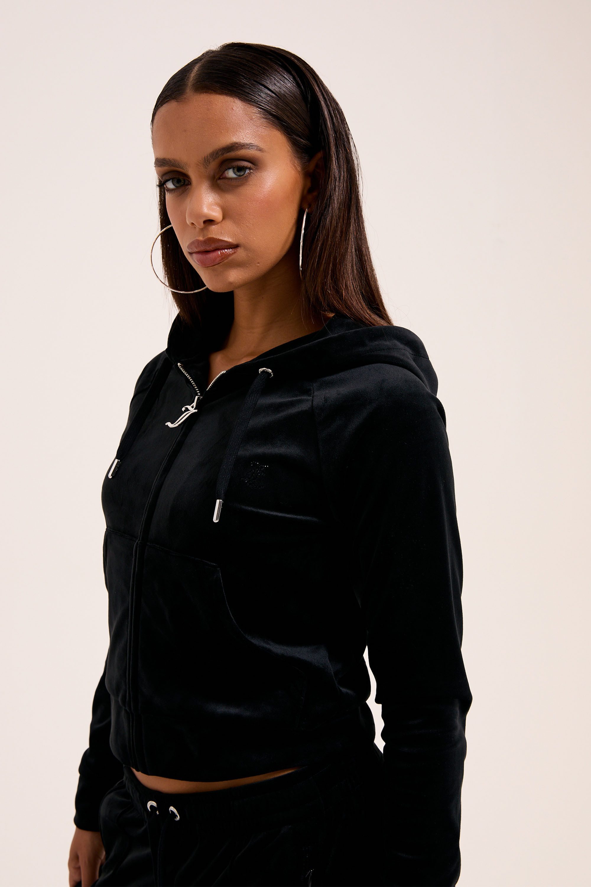 Juicy Couture Kapuzennickijacke MADISON OUTLINE HOODIE günstig online kaufen