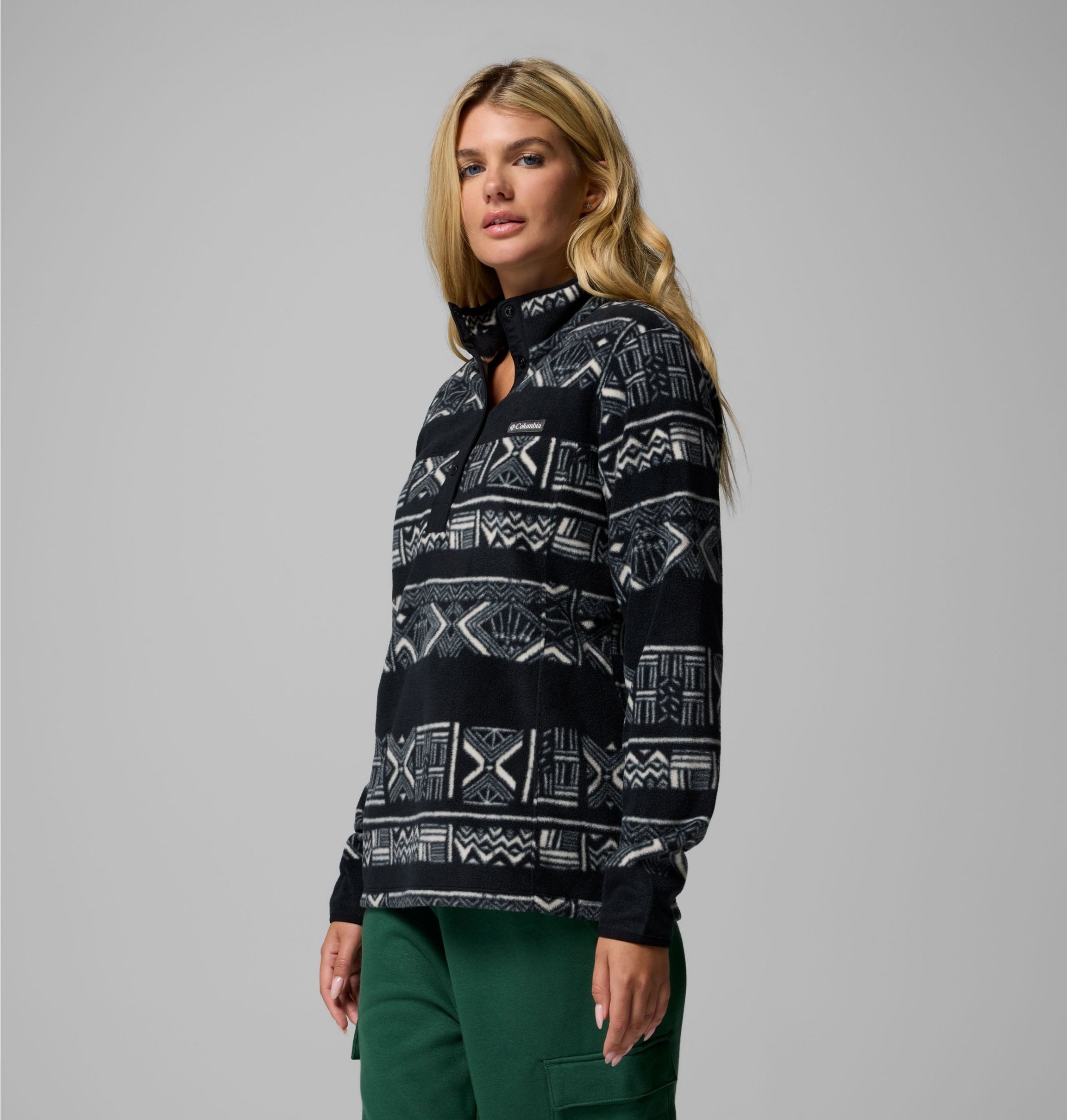 Columbia Fleecepullover BENTON SPRINGS PRINTED 1/2 SNAP (1-tlg) günstig online kaufen