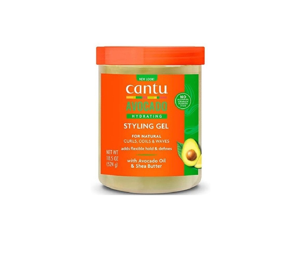 Cantu Haargel Cantu Avocado Hydrating Styling Gel 524g
