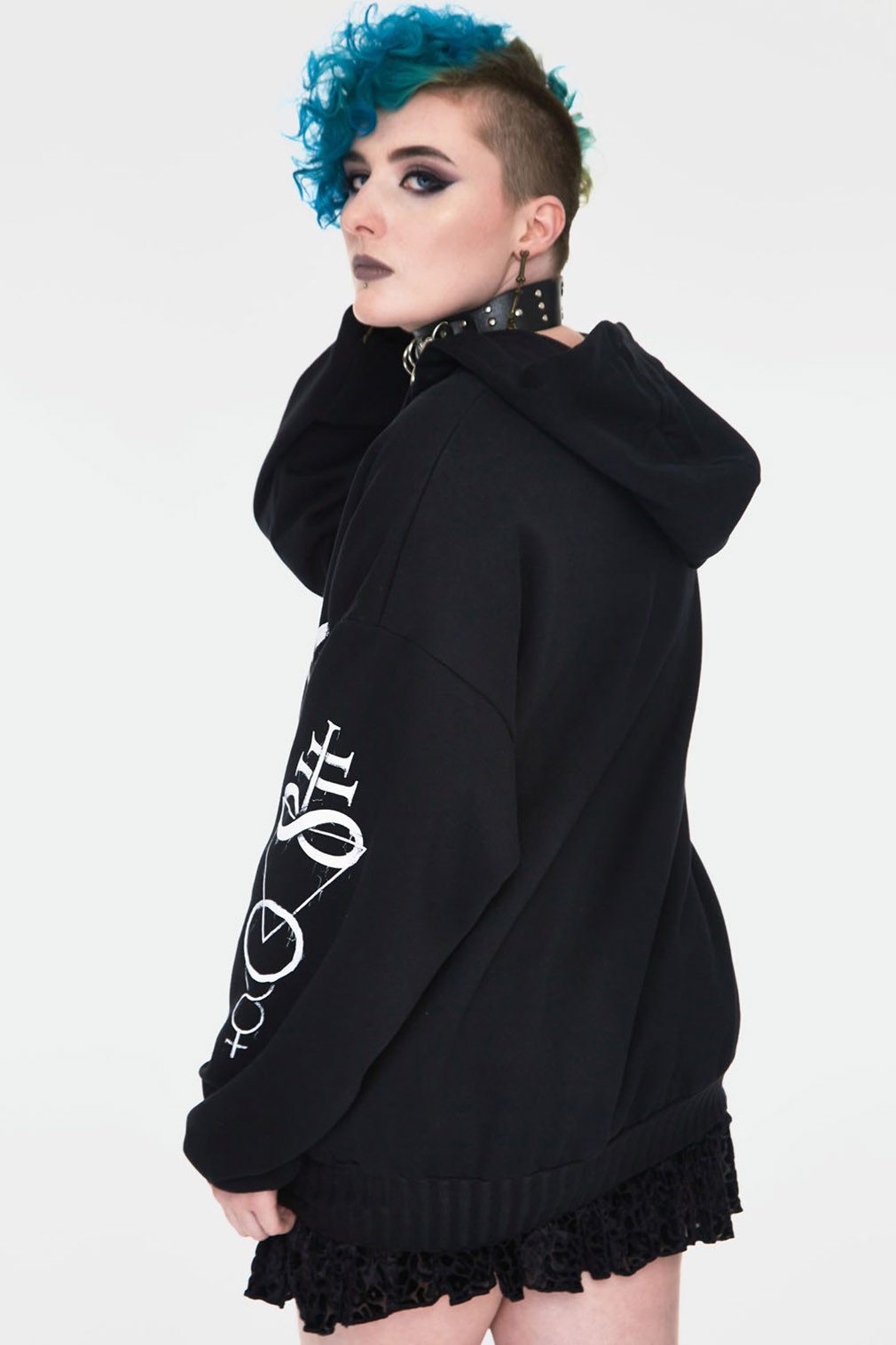 Jawbreaker Kapuzensweatshirt The Shining Rabbit Hoodie Gothic Goth Grufti Hase Okkult