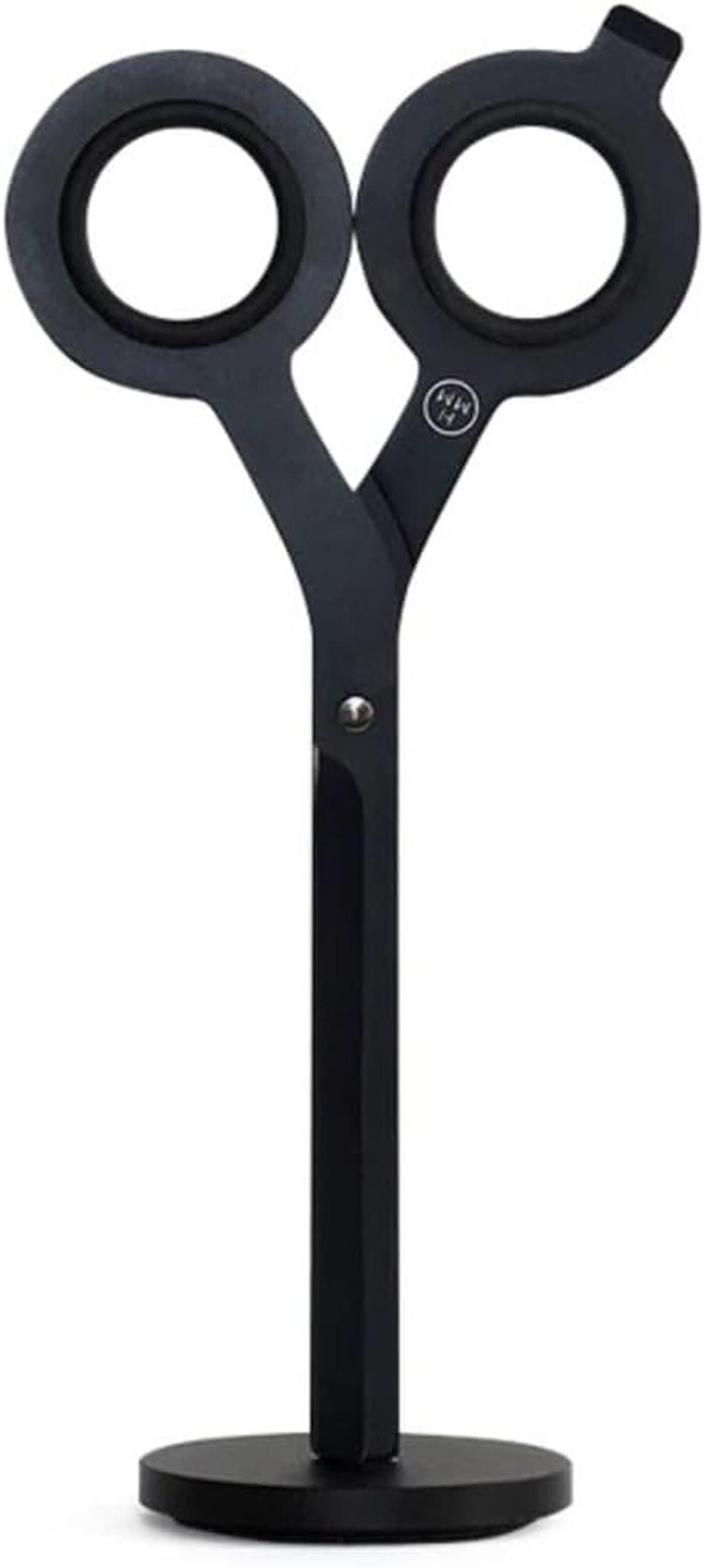 HMM Universalschere Hmm Tischschere Schere Schwarz mit Sockel 16,5 cm