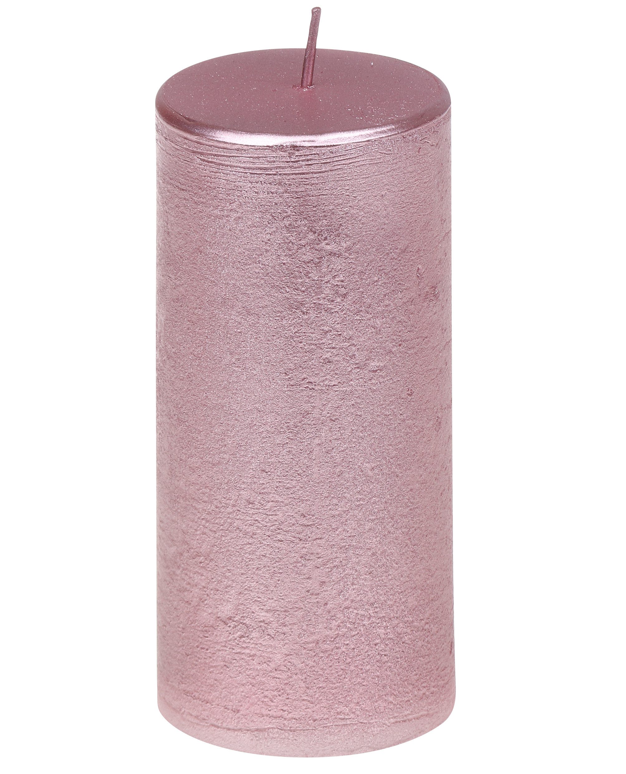 Steinhart Kerzen Rustic-Kerze Stumpenkerze "Rustic-Glanz" Antikrosa 120/58 günstig online kaufen