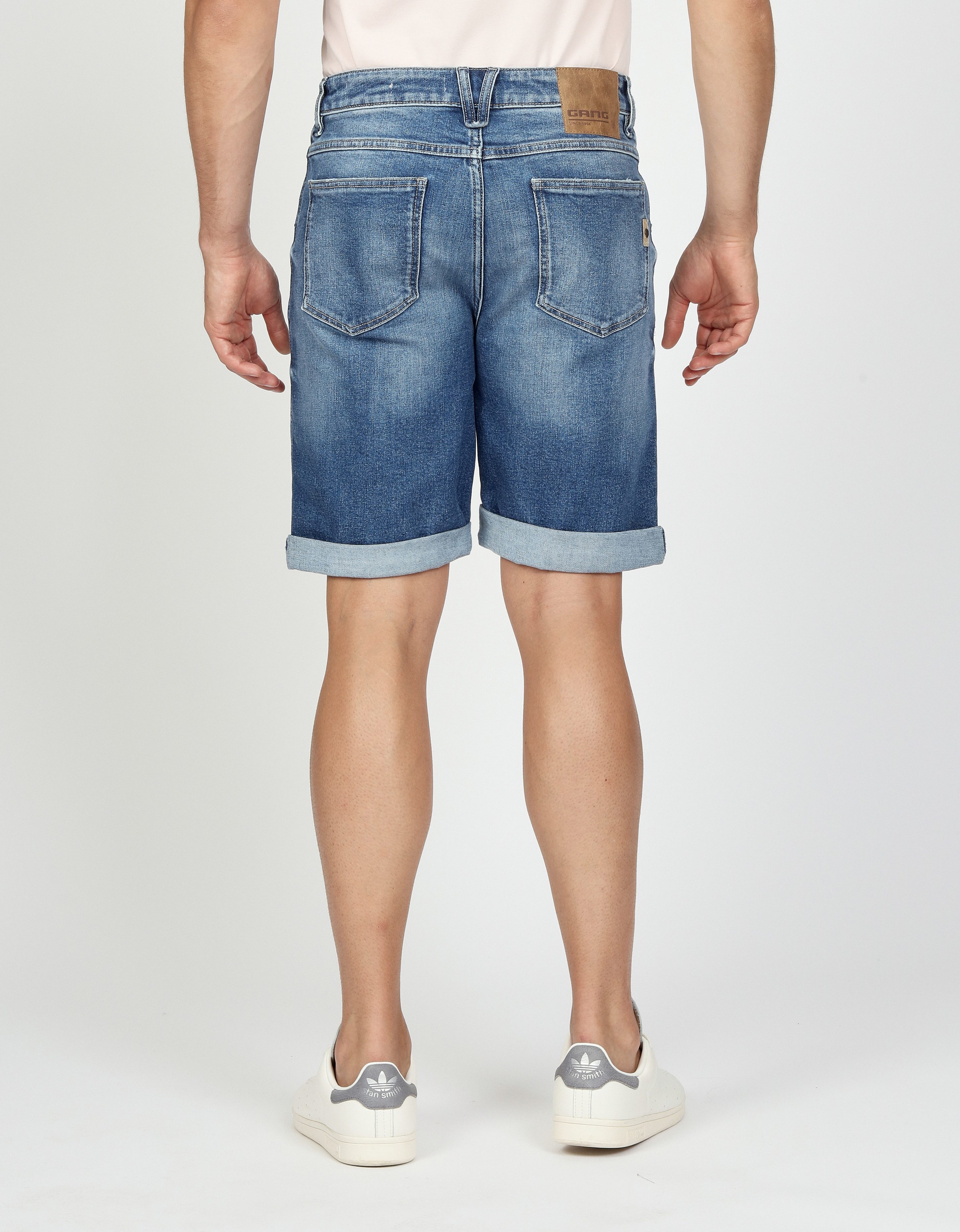 GANG Jeansshorts 94MARCO mit Doppelbunddetail, Relaxed Fit günstig online kaufen