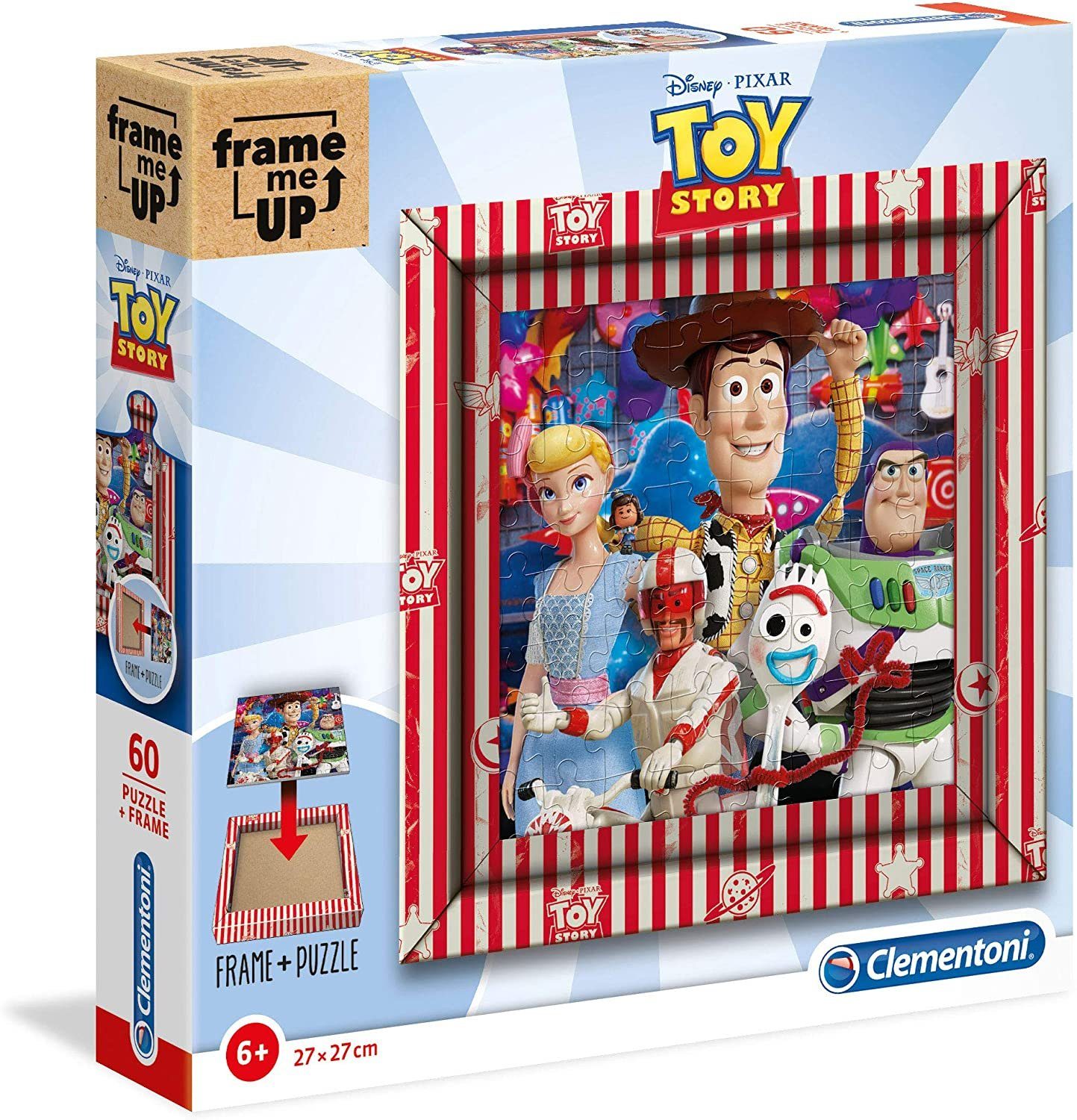 Up Me Toy - Clementoni® Puzzle Frame Disney Teile), (60 Story Puzzle - Puzzleteile