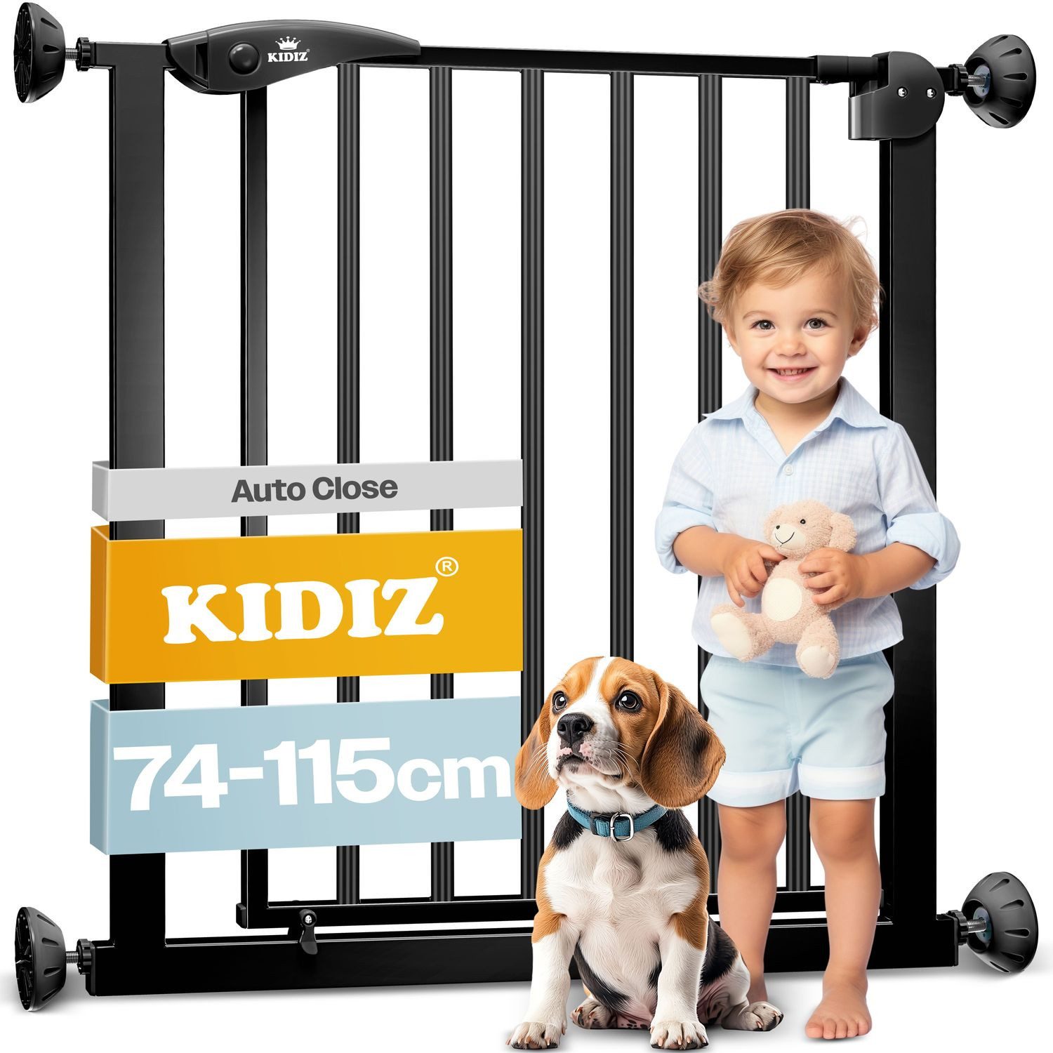 KIDIZ Türschutzgitter, Türschutzgitter Absperrgitter Treppengitter Kindergi günstig online kaufen