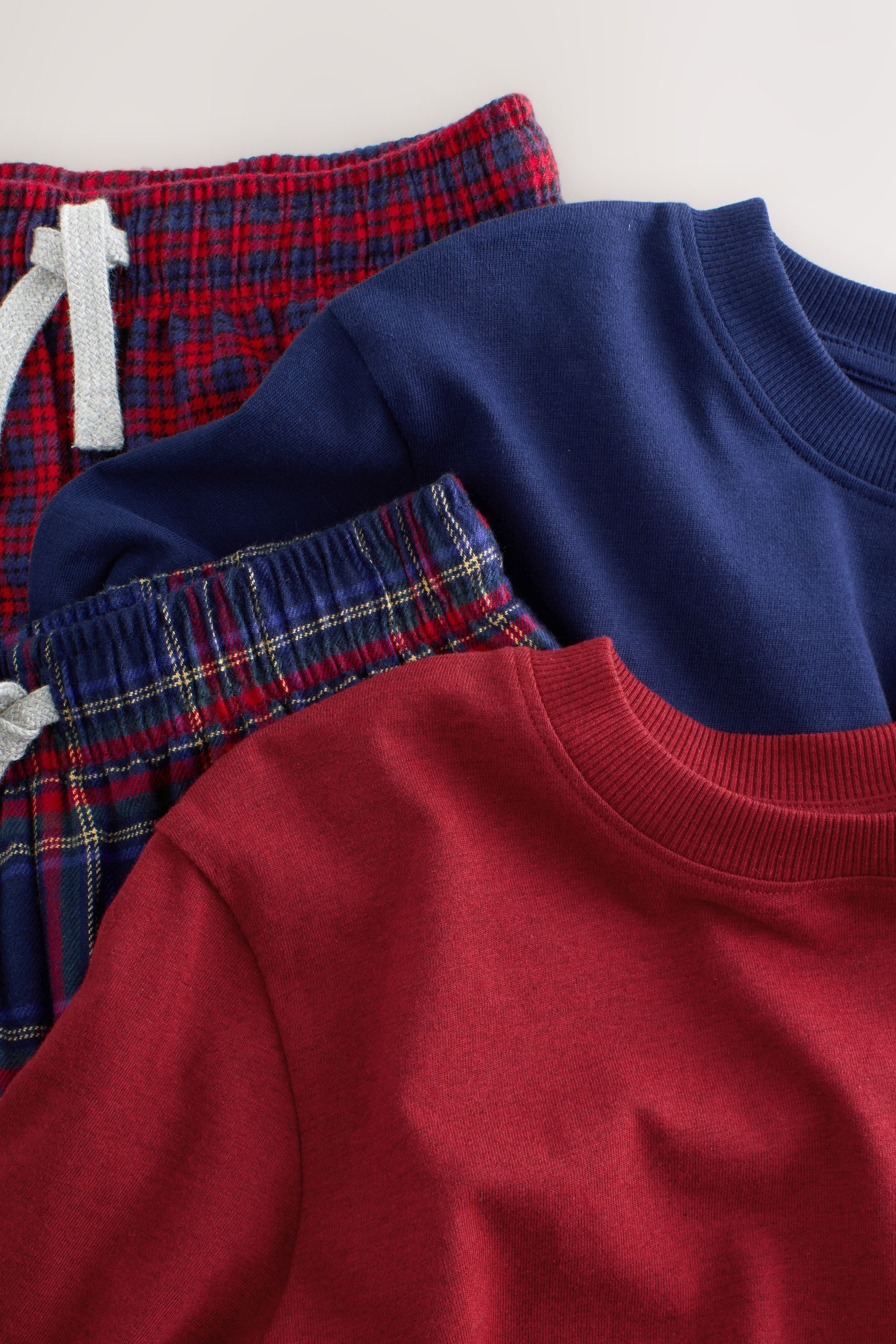 Next Pyjama Karierte Pyjamas aus Webstoff günstig online kaufen