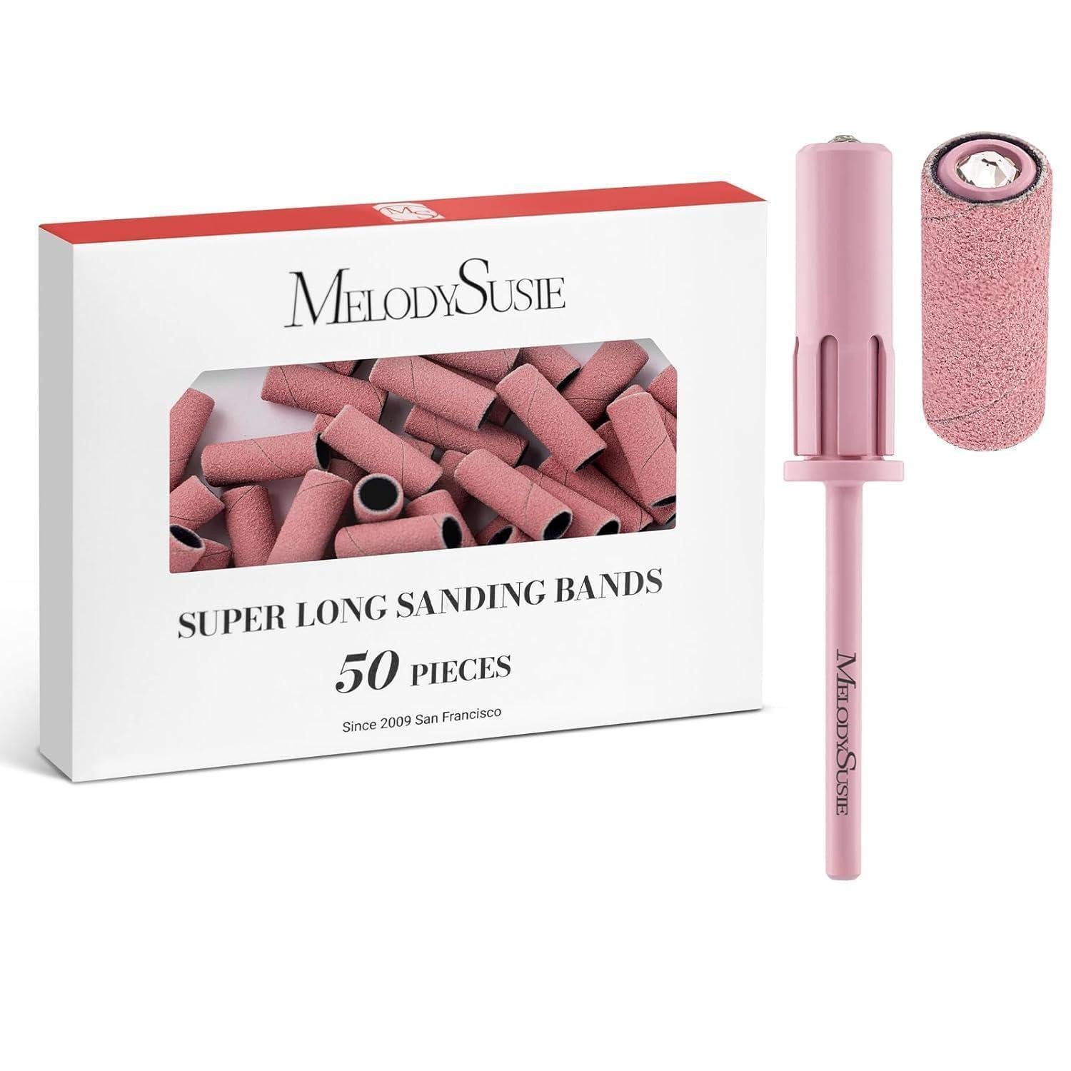 LuxusKollektion Schleifband Schleifhülsen Rosa 180 Fein 50 Stk., (50 St)
