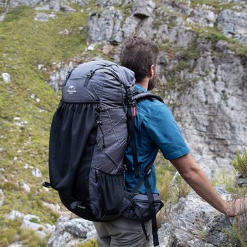 Naturehike Trekkingrucksack Wanderrucksack, Wasserdichter Camping-Rucksack mit Regenschutz 60L (1-tlg), atmungsaktiv, langlebig, wasserabweisend