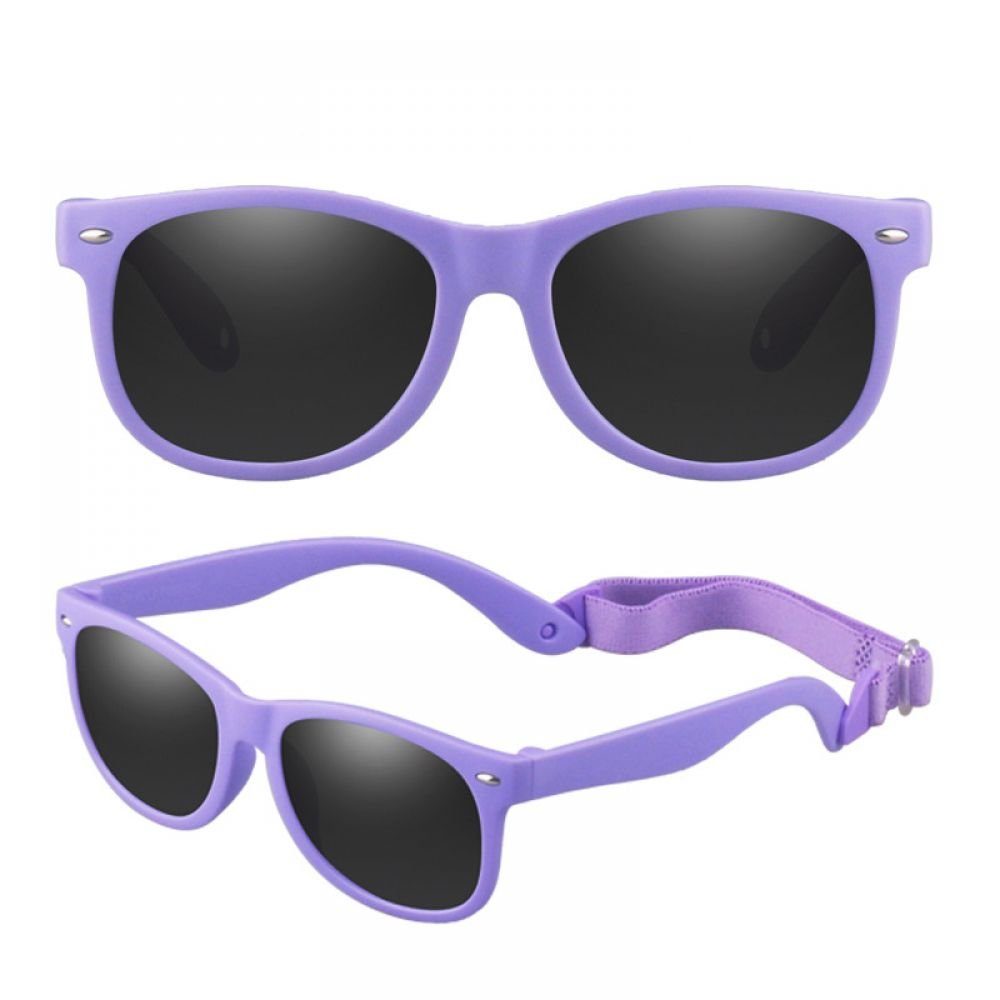 Jormftte Sonnenbrille Sonnenbrille mit Gurt für Kinder Jungen Mädchen