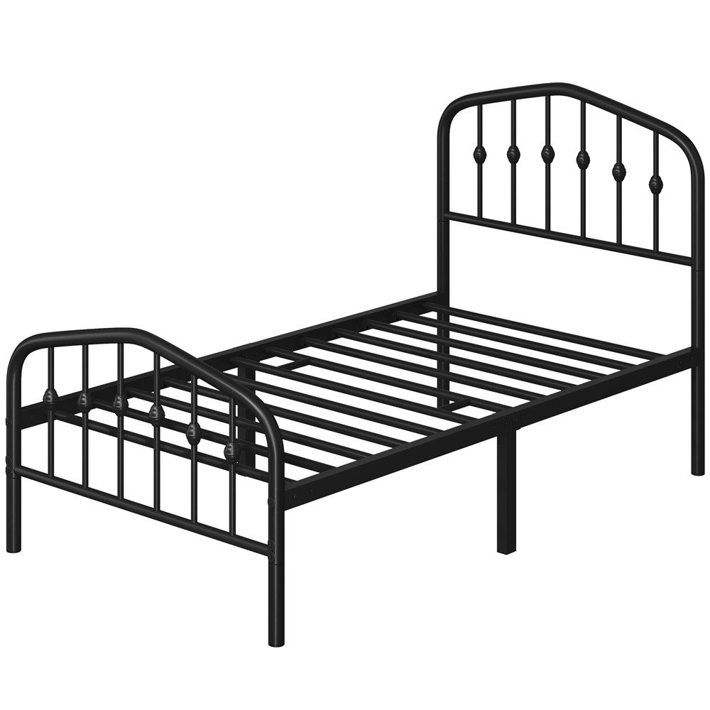 Yaheetech Metallbett 90-160cm (B), Bettrahmen Vintage Bettgestell mit krone günstig online kaufen
