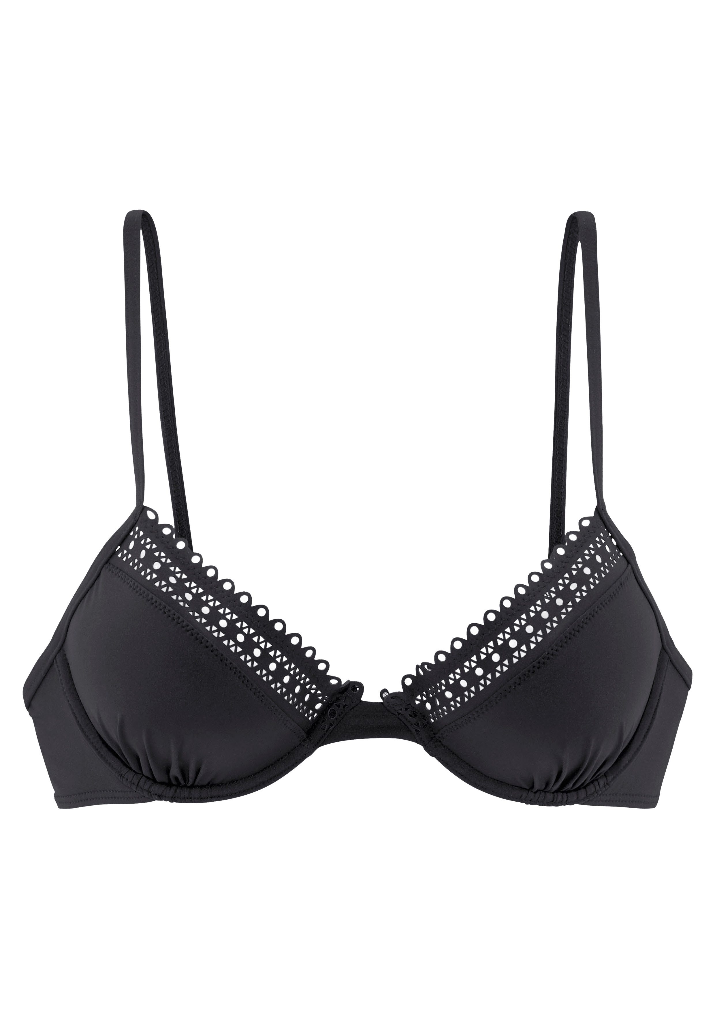 s.Oliver Bügel-Bikini-Top Aiko, mit Häkeloptik günstig online kaufen