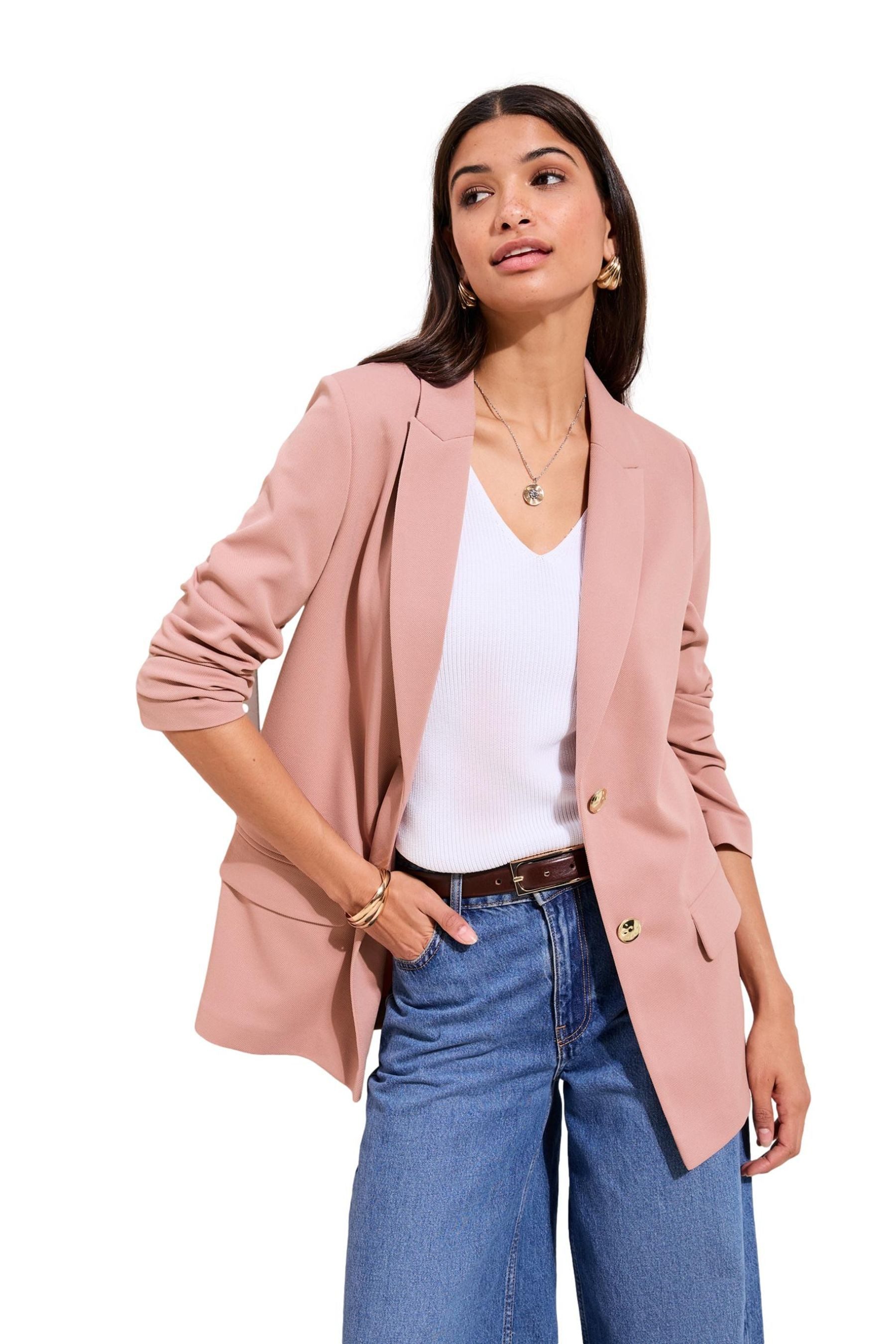 Friends Like These Jackenblazer Friends Like These Twill-Stretch-Blazer, Re günstig online kaufen