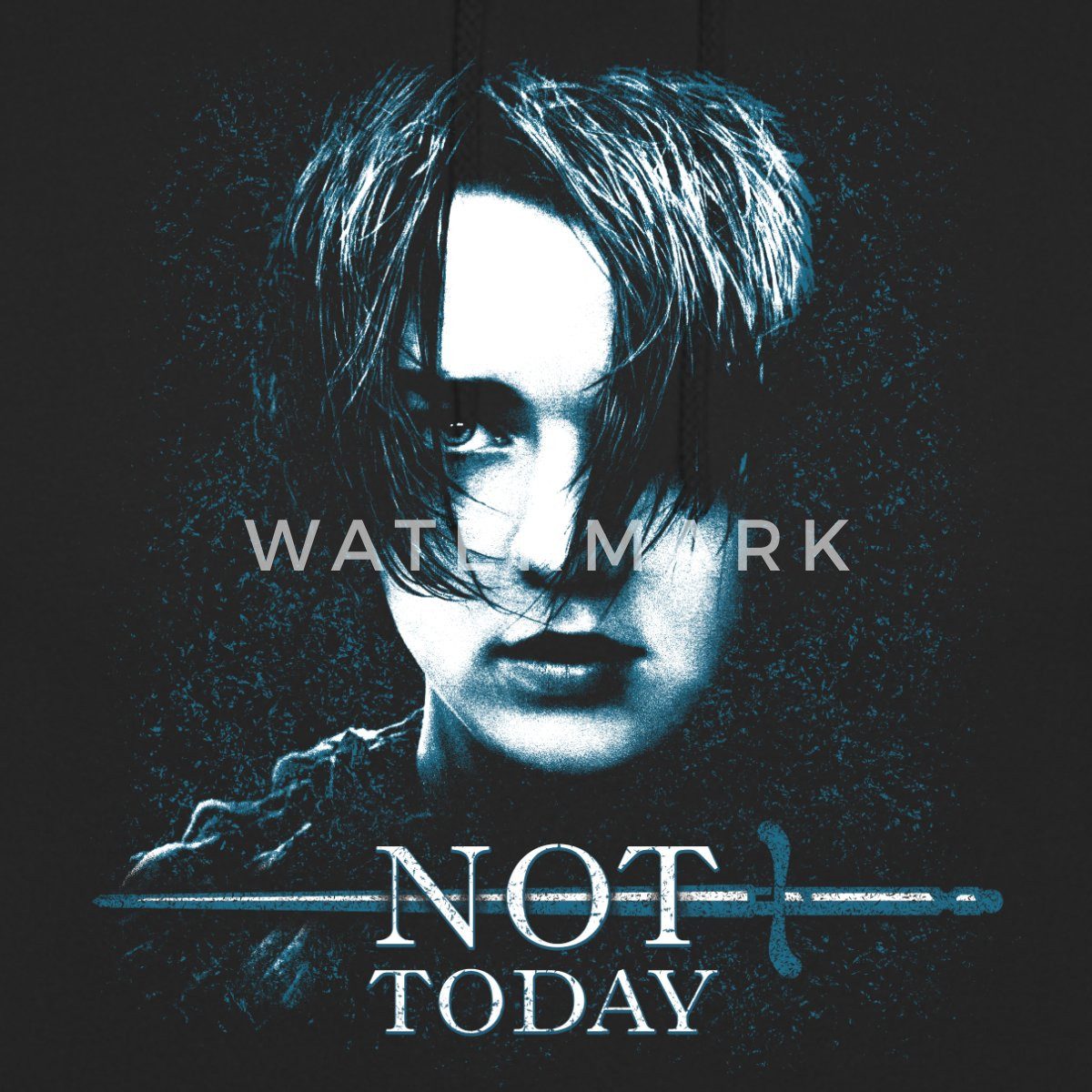 Spreadshirt Hoodie Game Of Thrones Arya Stark Not Today Unisex Hoodie (1-tlg)