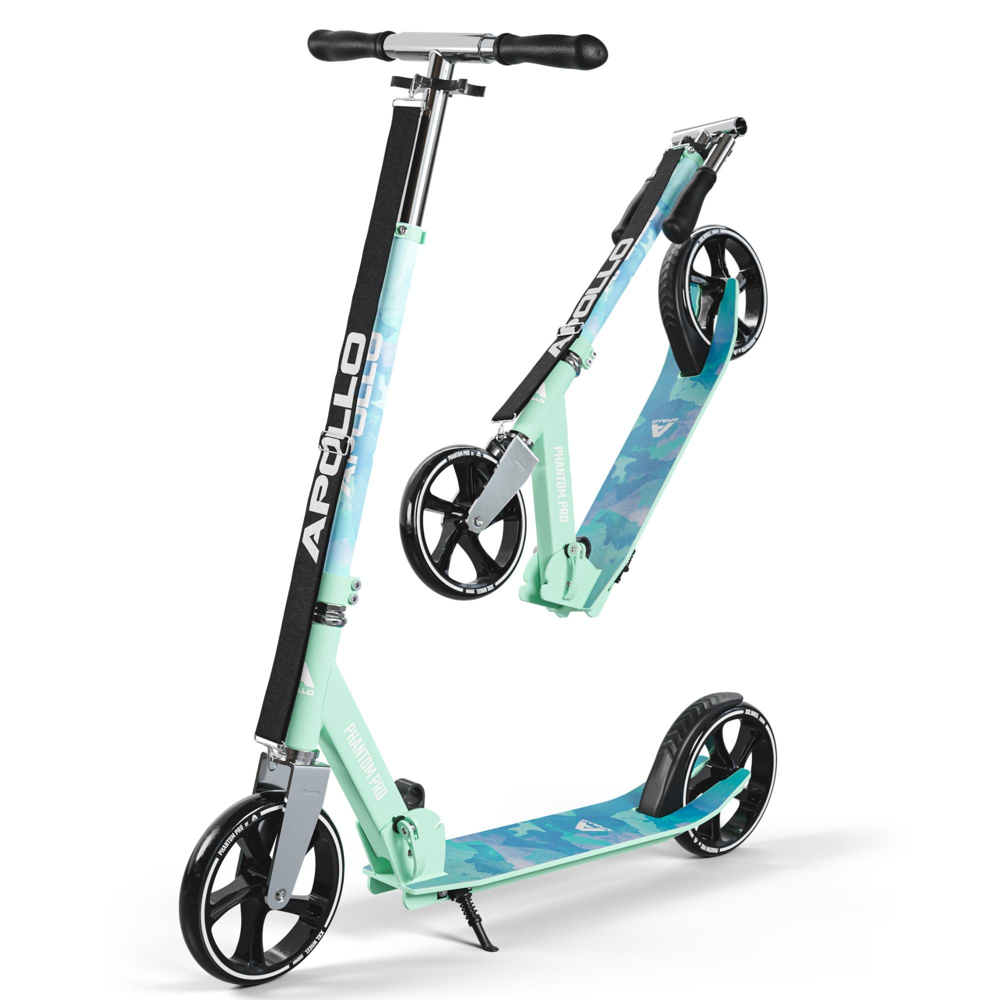 Thumbnail - Apollo Cityroller City Scooter - Phantom Pro - Klappbarer City Roller für Kinder, Höhenverstellbar - Tretroller für Erwa...