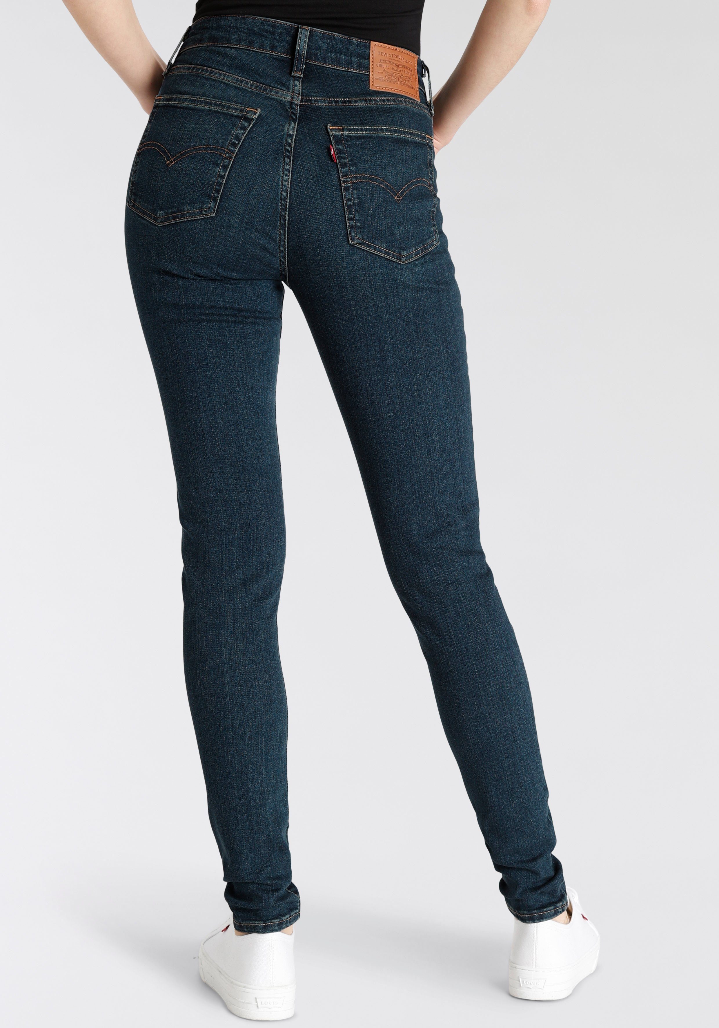 Levi's® mit hohem denim Bund Skinny-fit-Jeans indigo High raw rise skinny 721