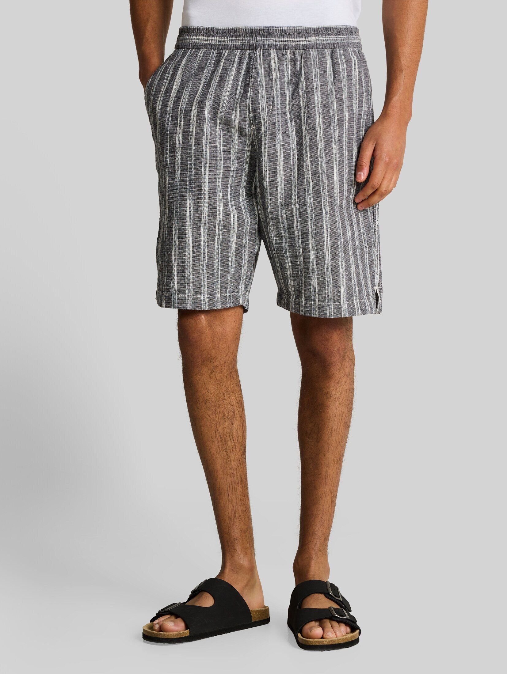 TOM TAILOR Denim Shorts Hosen & Chino TTRELAXED Shorts mit Leinenanteil