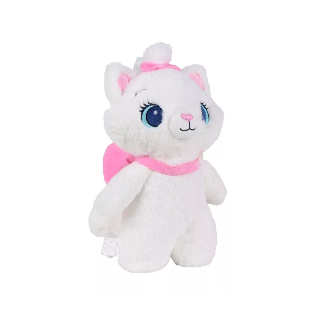 Kinderrucksack Disney Marie White Plüschrucksack, Tasche 30 cm