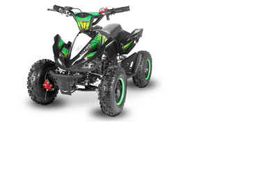 Nitro Motors Dirt-Bike 49cc mini Kinder Quad Python Deluxe 6" Kinderquad ATV Miniquad, 1 Gang, Automatikschaltung