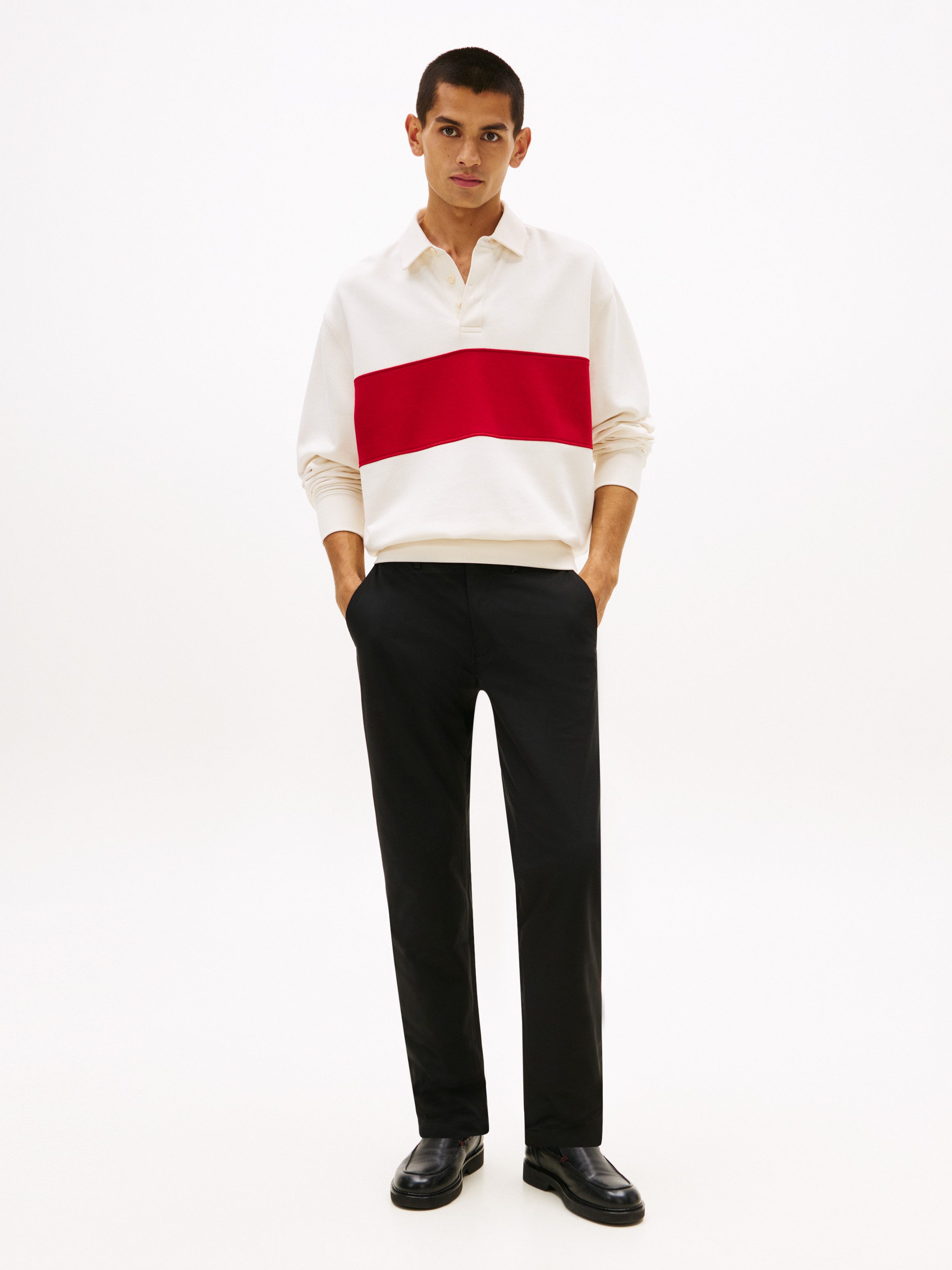 Tommy Hilfiger Chinohose DENTON feuchtigkeitsableitend, Straight Fit – Bild 3 von 5
