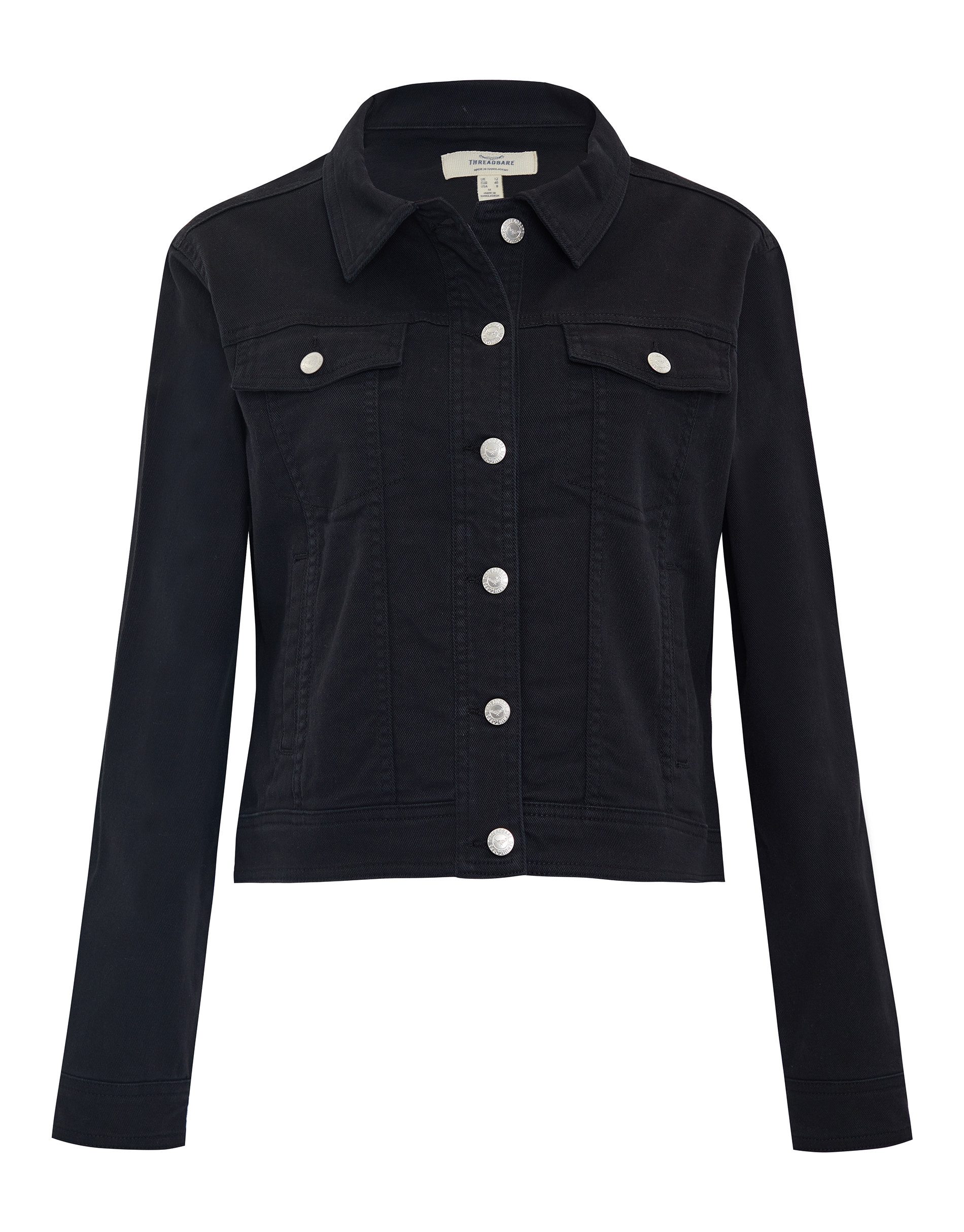 Threadbare Jeansjacke THB Rome Colour Denim Jacket (1-St) mit Brusttaschen günstig online kaufen