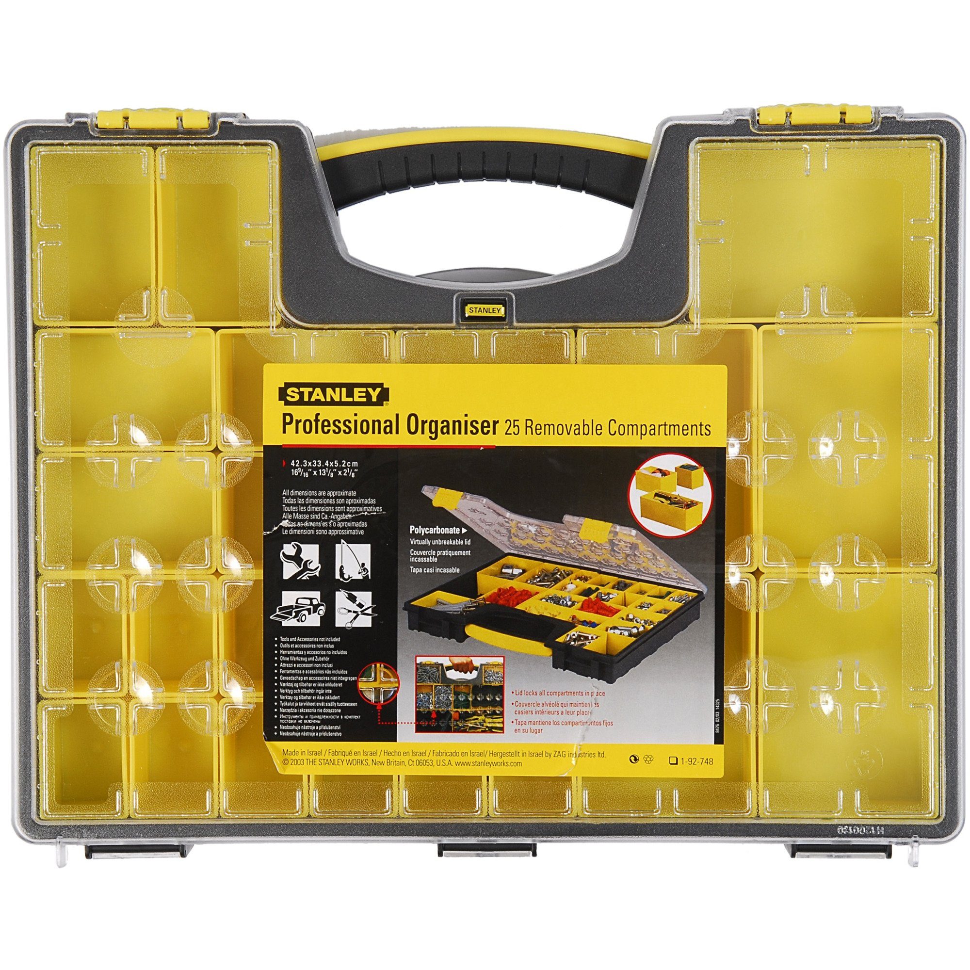 STANLEY Werkzeugkoffer Stanley Organizer Profi, Werkzeugkiste, (25