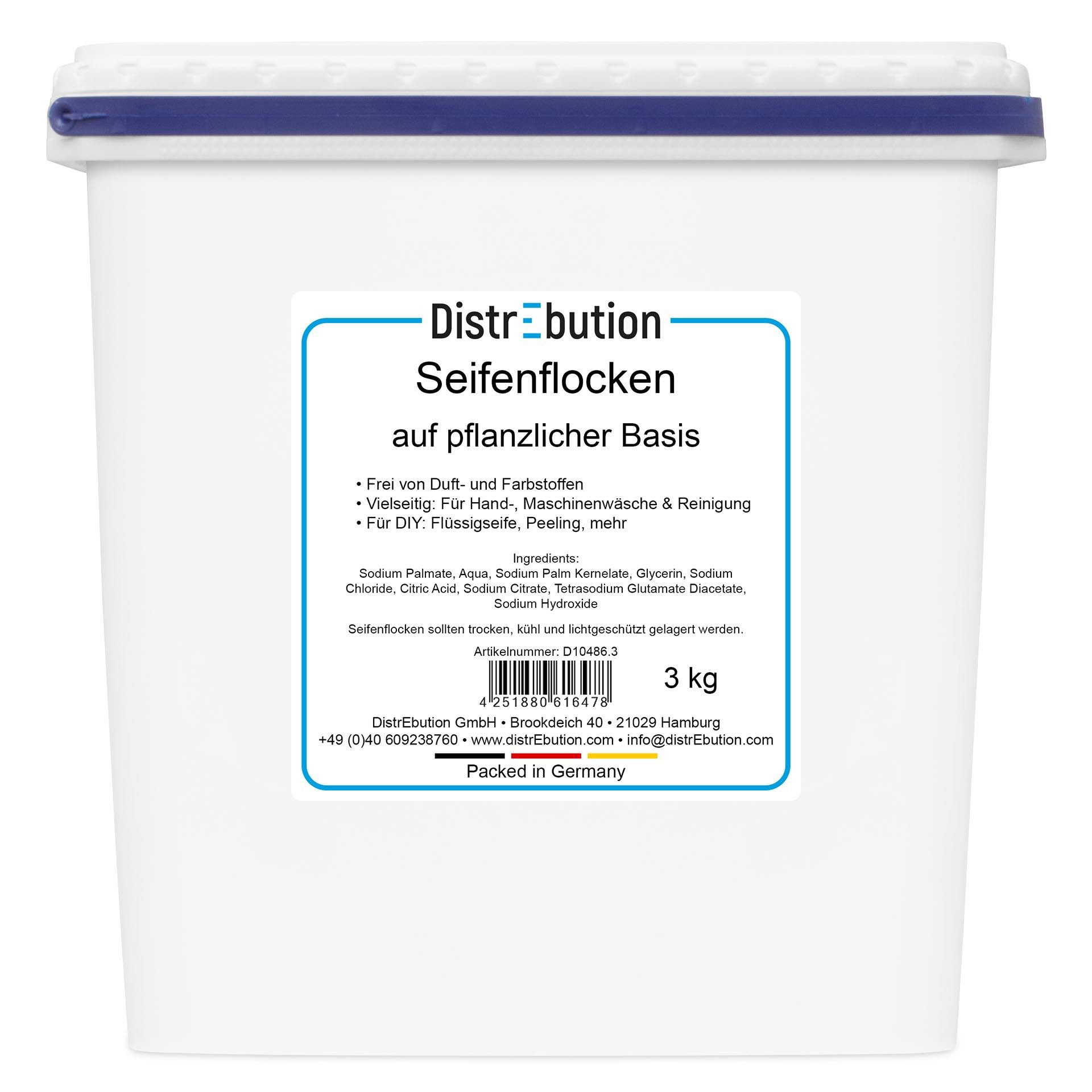 DistrEbution Handseife Seifenflocken, natürlicher Reiniger, rein pflanzlich