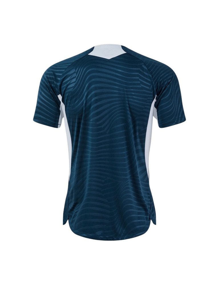 Joma T-Shirt Kick Pro (elastisches Material, leicht, atmungsaktiv) navyblau/weiss