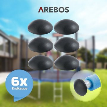 Arebos Gartentrampolin Trampolin Stangen-Set 6x 209 cm oder 8x 209 cm Ersatzteile, (Set, 6, 6)