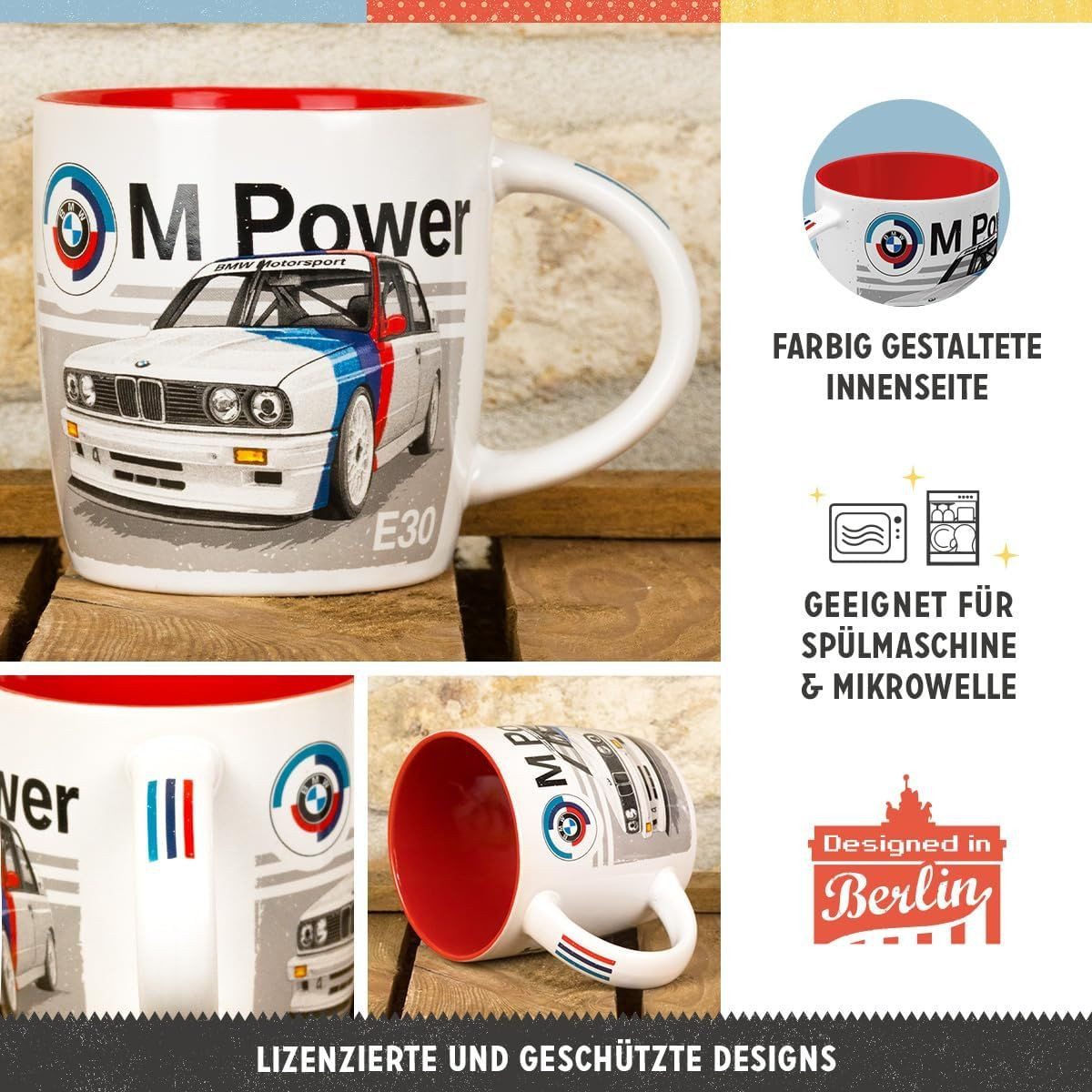Nostalgic-Art Tasse Kaffeetasse - BMW M POWER - Car