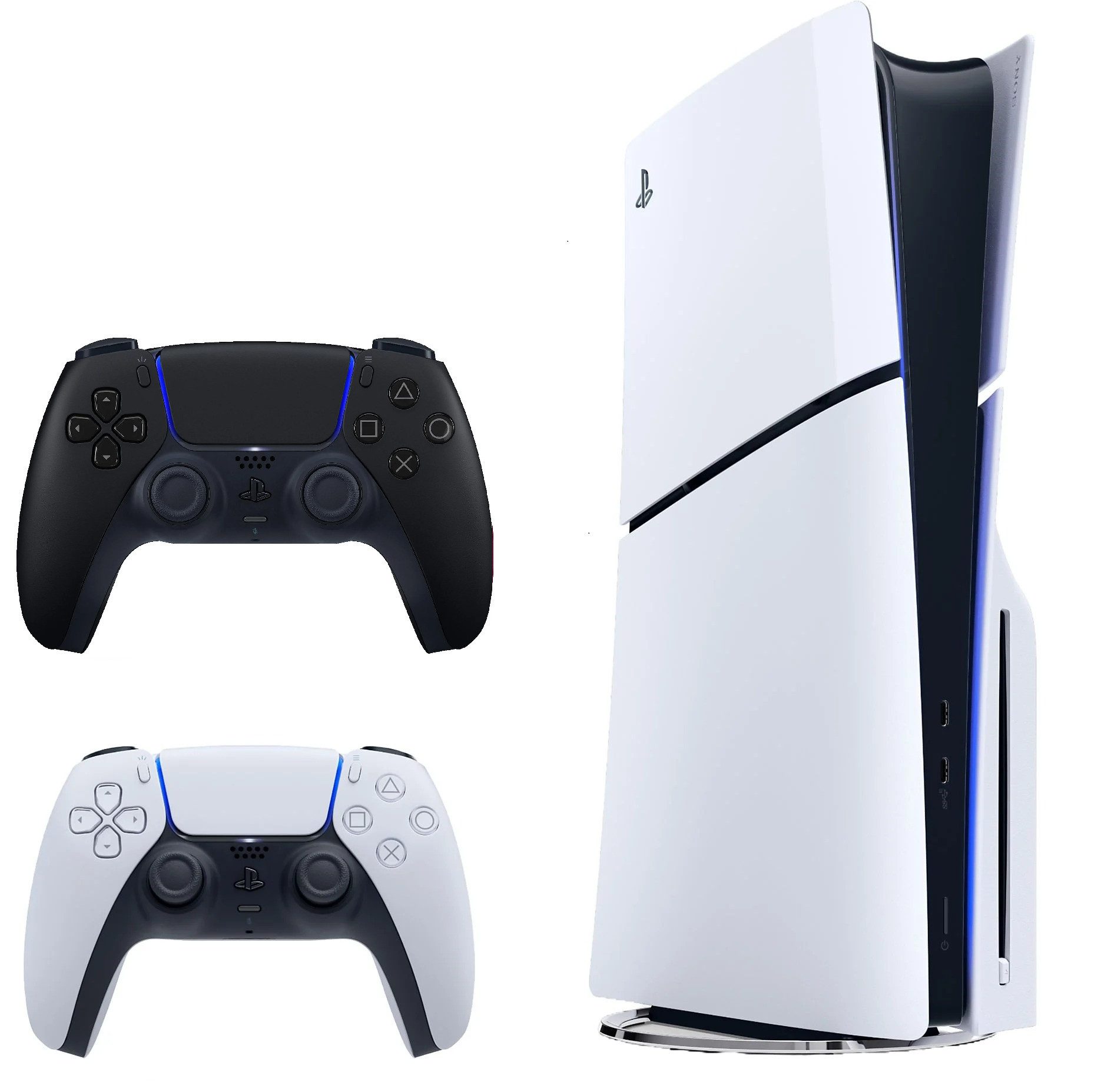 Playstation Playstation 5 Slim 1TB mit Blu-ray Laufwerk + 2 Controller Wunschfarbe