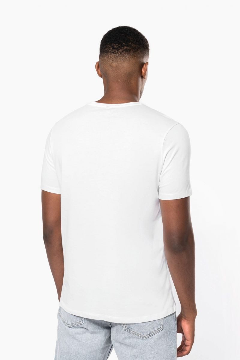 Kariban V-Shirt Herren Kurzarm-T-Shirt mit V-Ausschnitt