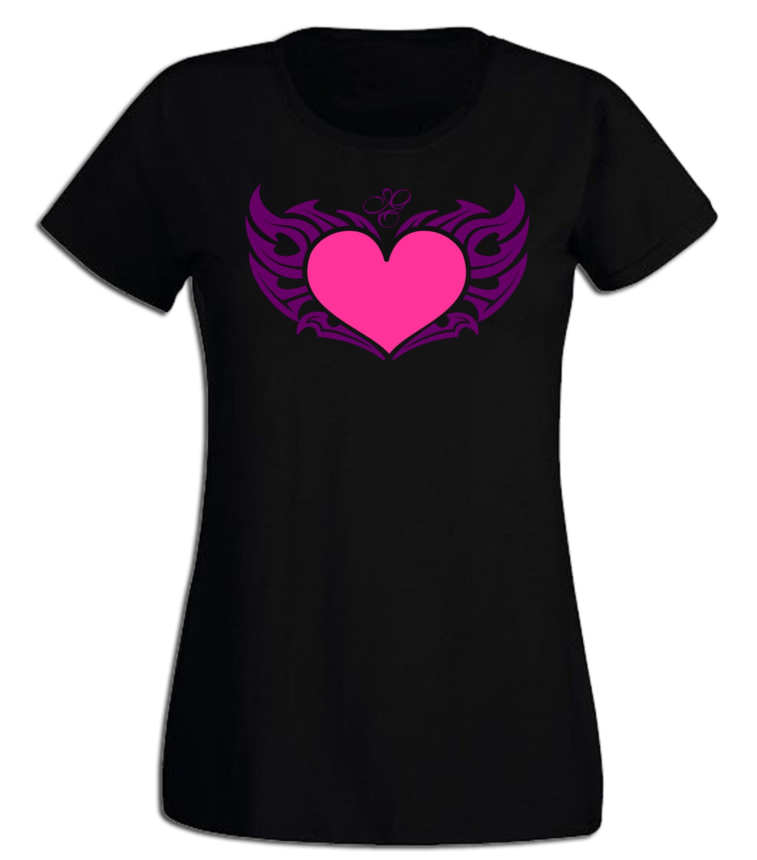 T-Shirt Herz mit Flügeln