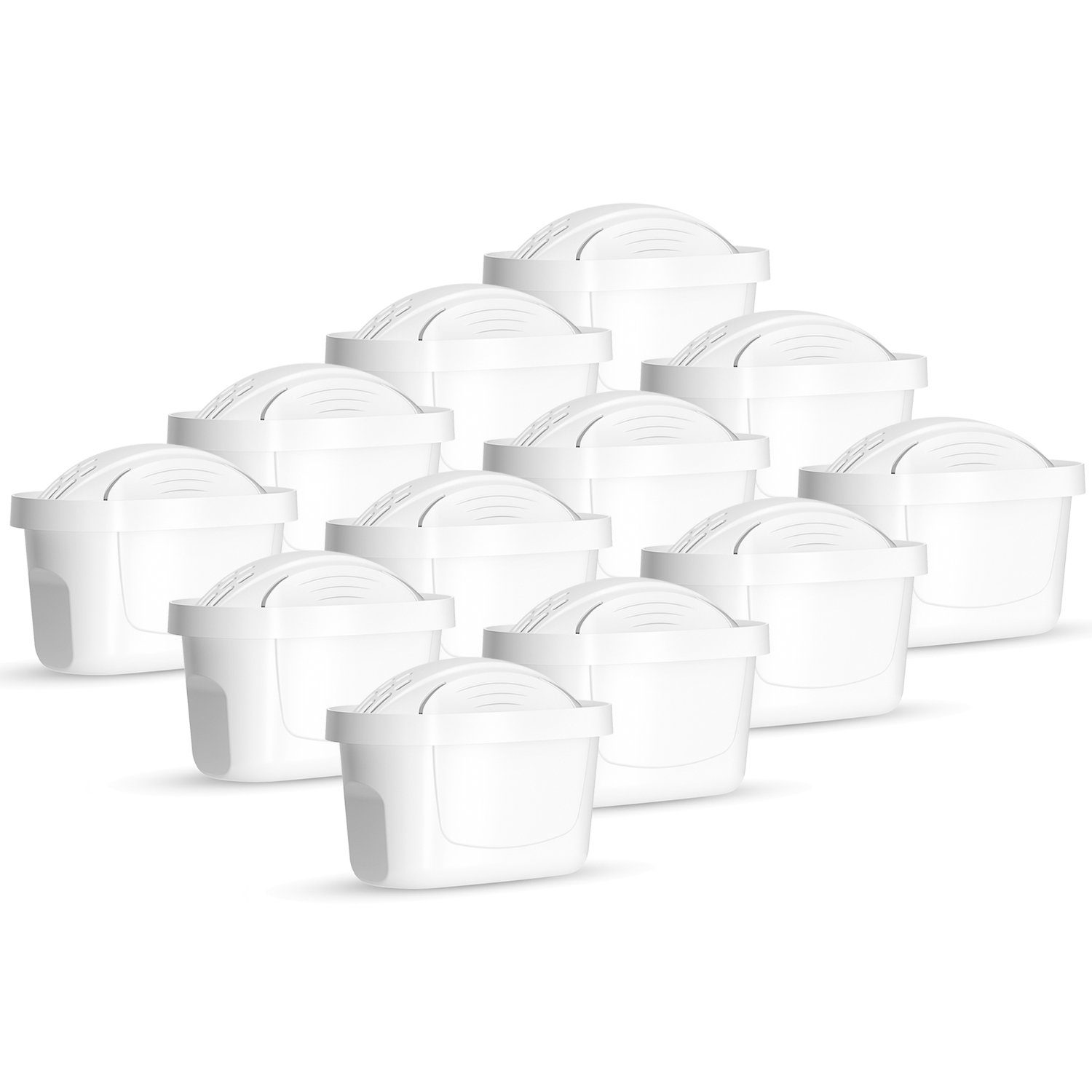 PearlCo Kalk- und Wasserfilter Unimax Pack 12 passend für Brita Maxtra Plus Systeme, Zubehör für Brita Maxtra u. Maxtra+ Фільтри Kartuschen