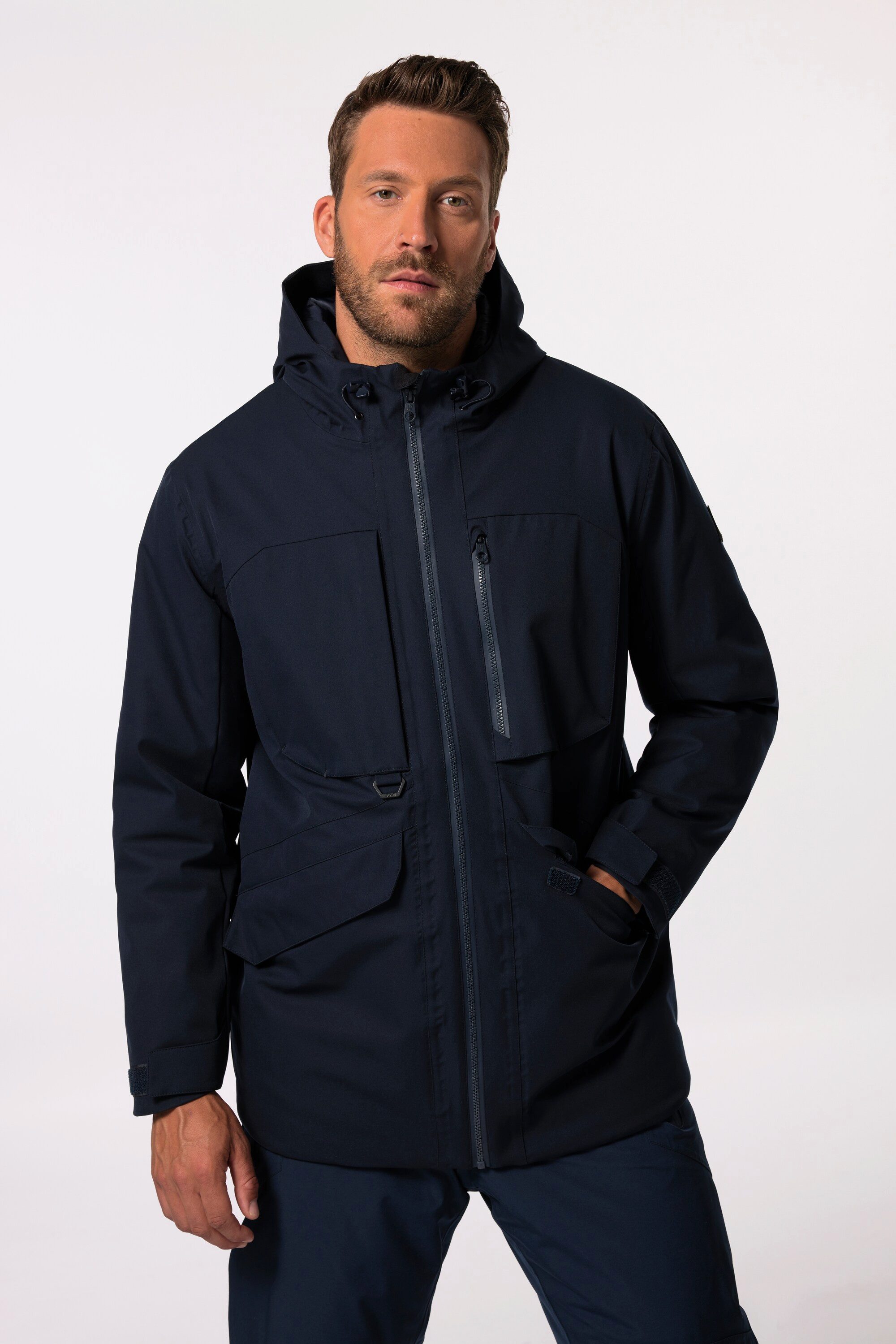 JP1880 Skijacke Ski-Jacke mit Reflektor-Detail Skiwear Kapuze