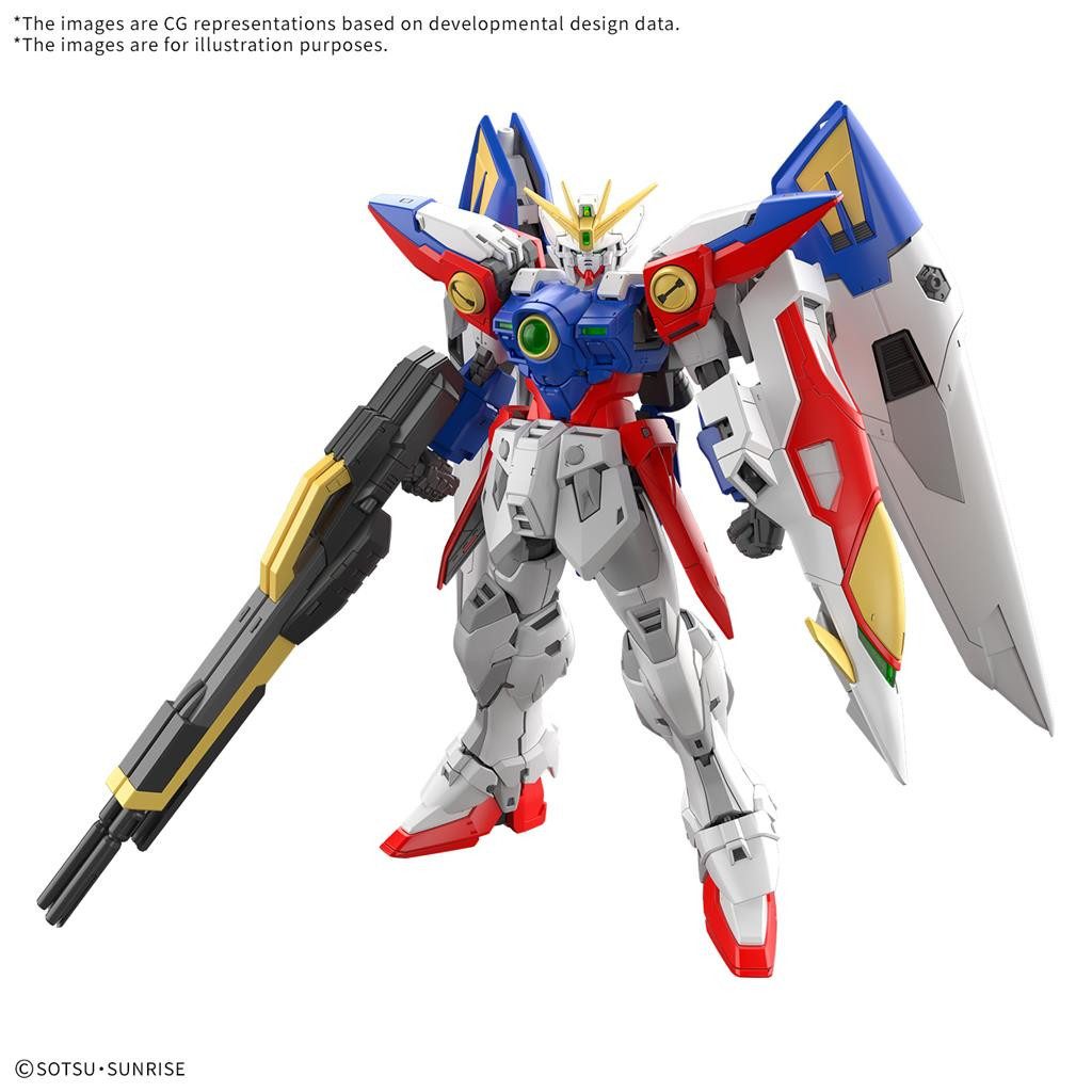 Bandai Modellbausatz RG 1/144 Wing Gudam Zero, Maßstab 1/144
