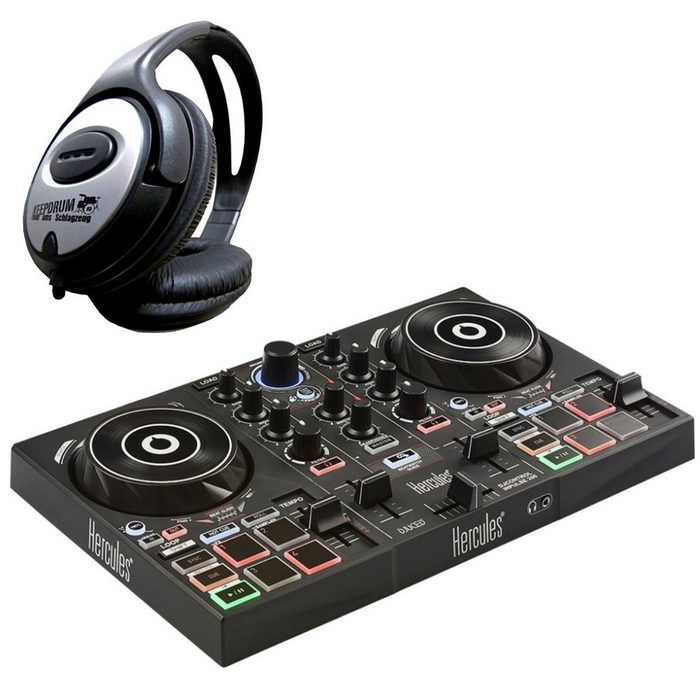 HERCULES DJ Controller Hercules DJ Control Inpulse 200 + Kopfhörer