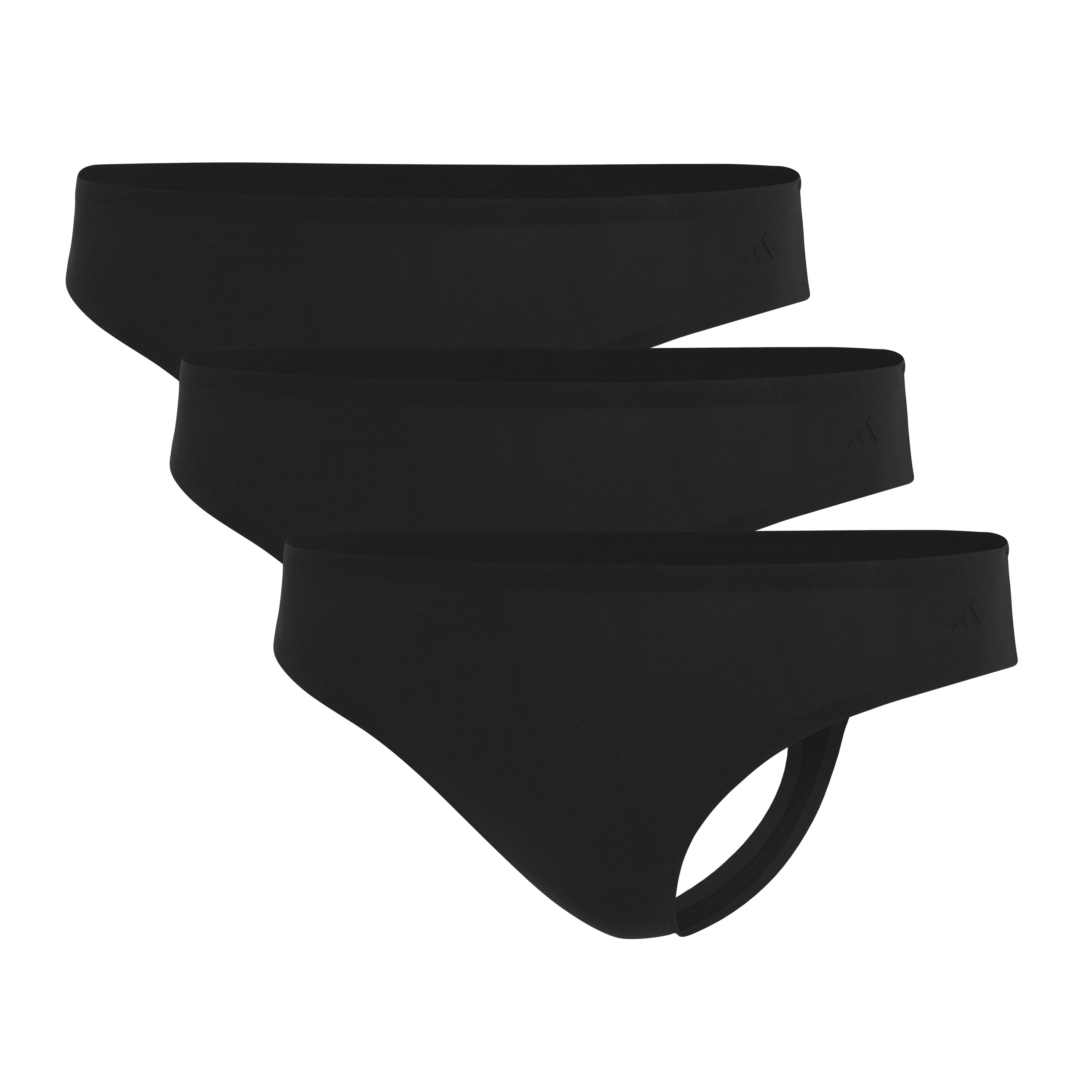 adidas Sportswear Tanga Sport Active Light Flex-Packaged Panties (3er Pack) elastischer Bund, Multipack, Single Jersey-Qualität, bequem