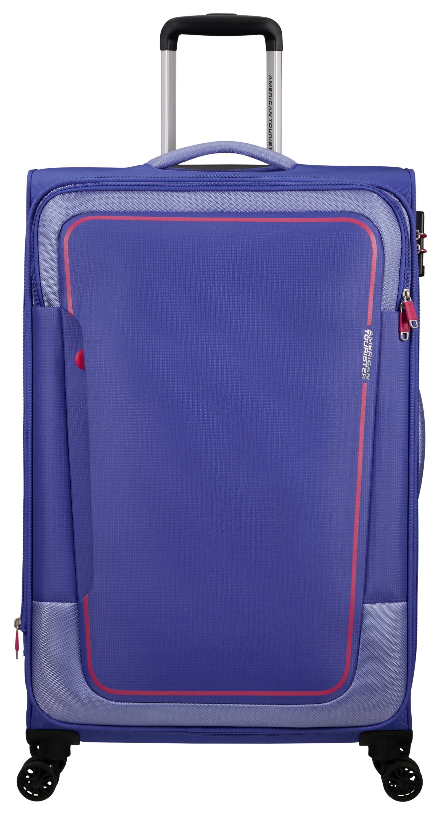 80, PULSONIC Tourister® Spinner lilac Rollen soft 4 Koffer American